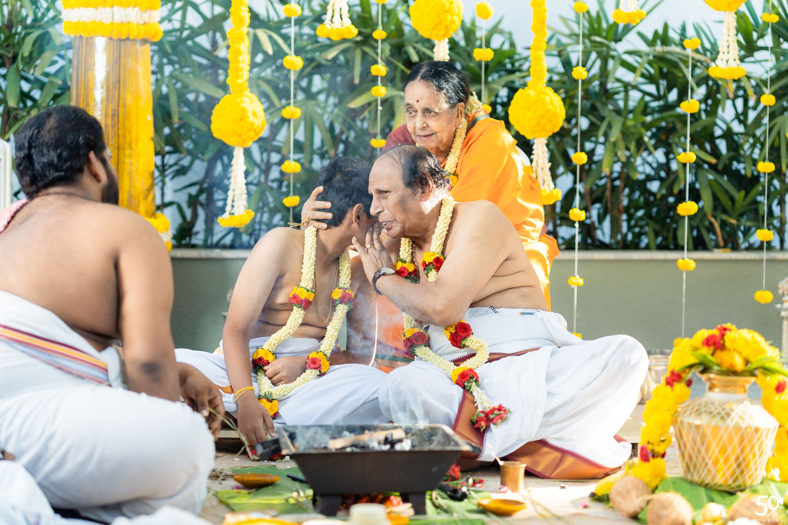 SANJAY AND SAKETH UPANAYANA. 50mm STUDIOS