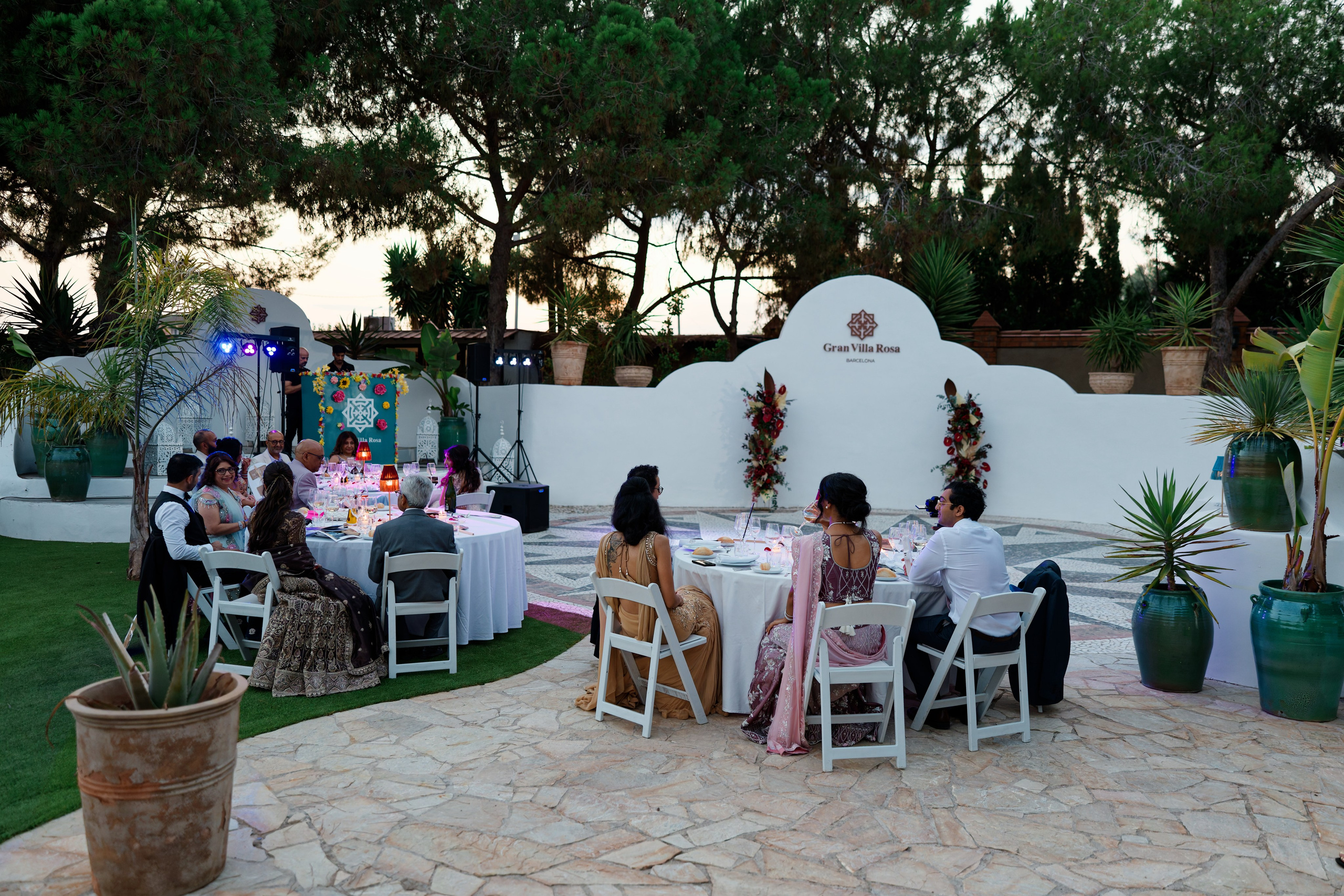 Indian wedding at Gran Villa Rosa, Barcelona