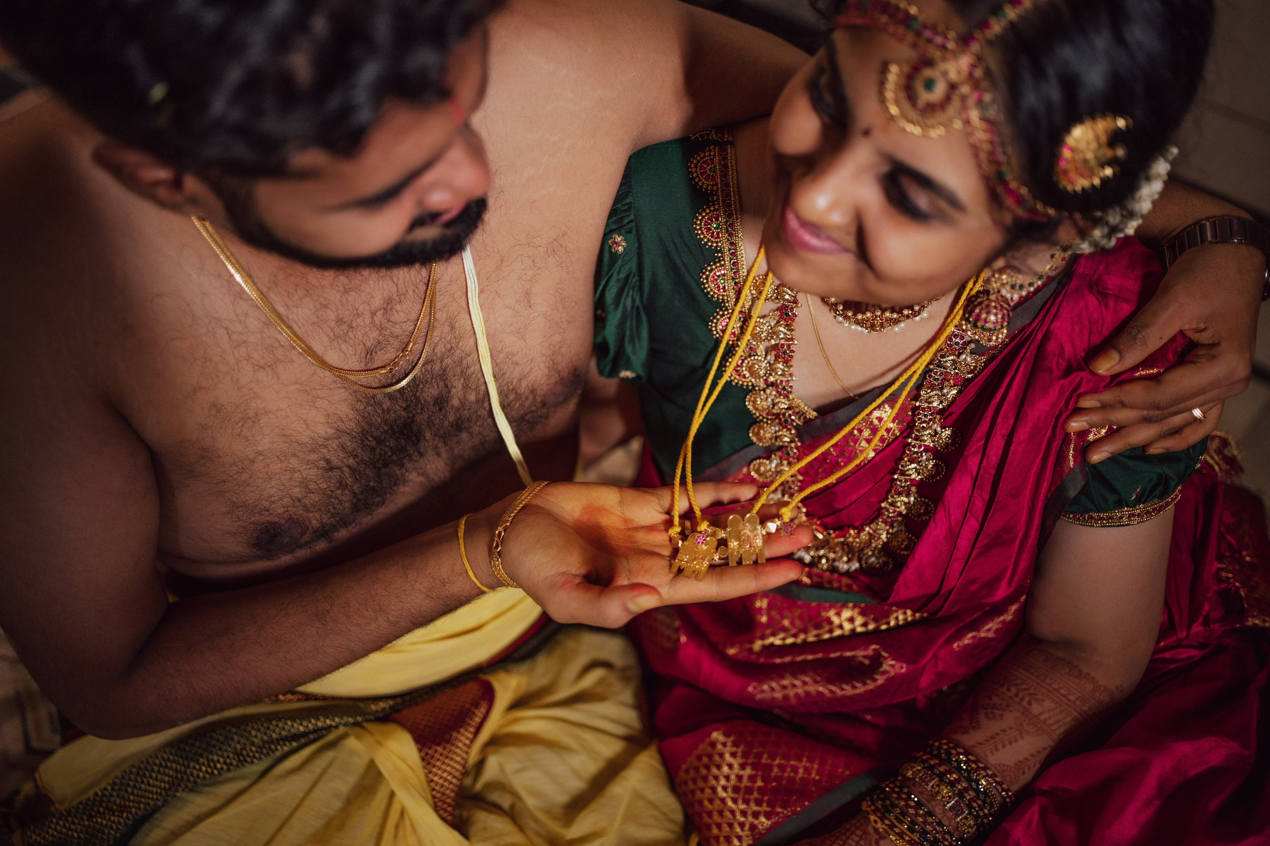 Shamika & Aravind. Menu