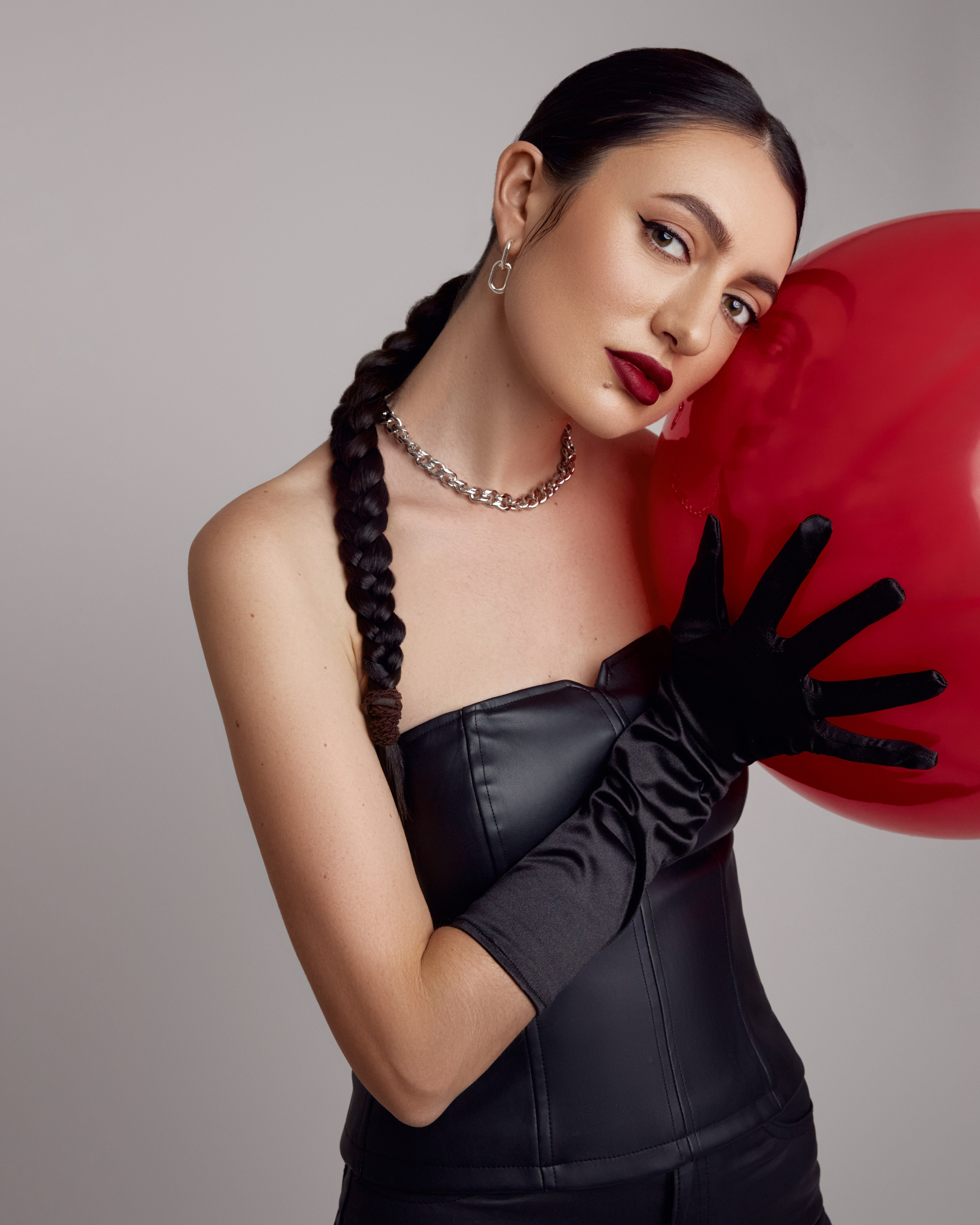 Studio-Shooting. Portraitfotografin Natalia Calcagnile