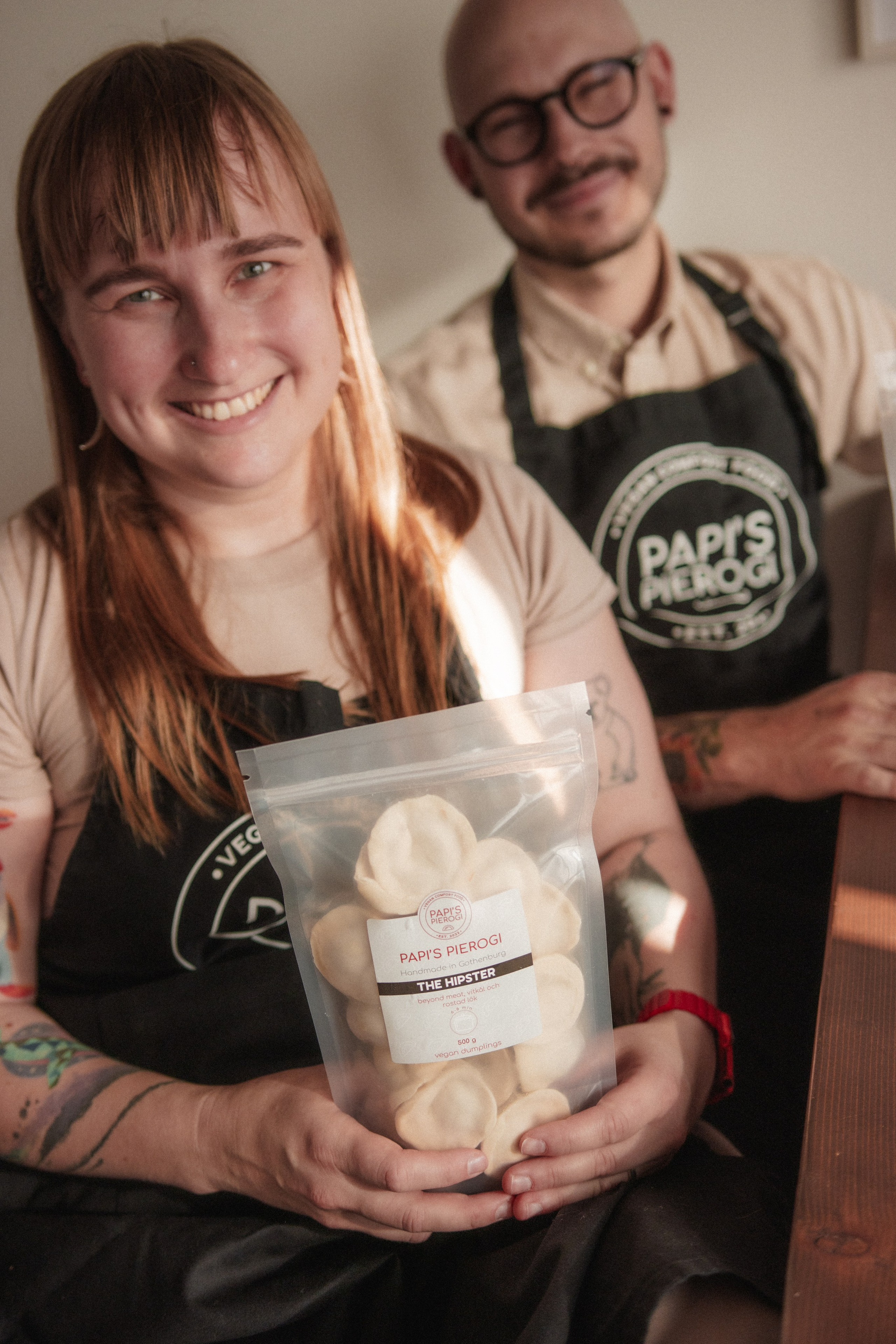 Papis Pierogi — vegan-comfort food. Photographer in Gothenburg Aleksandra Stroganova