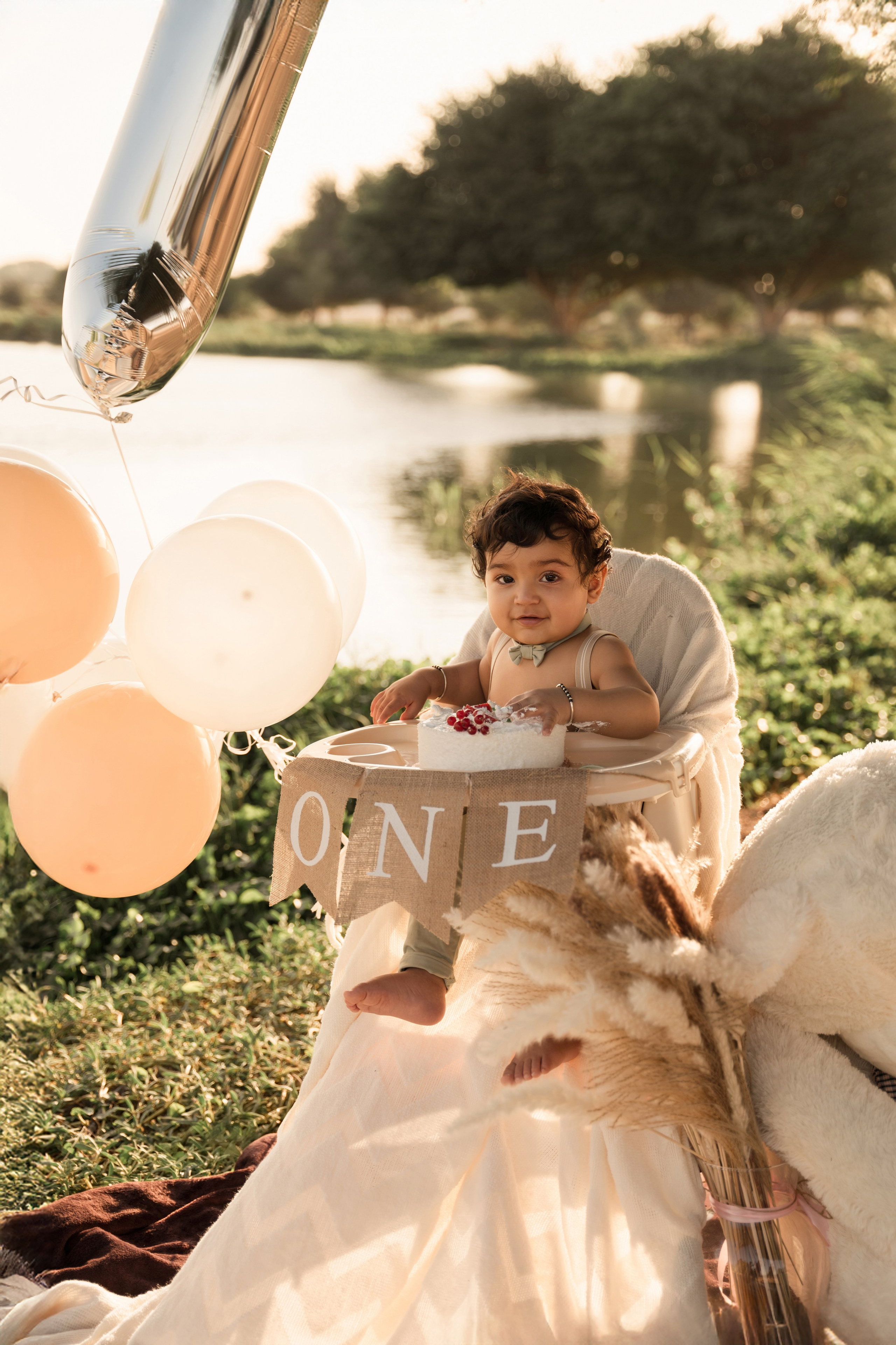 Cake smash. Angela Iakovleva — Family Photographer in Dubai