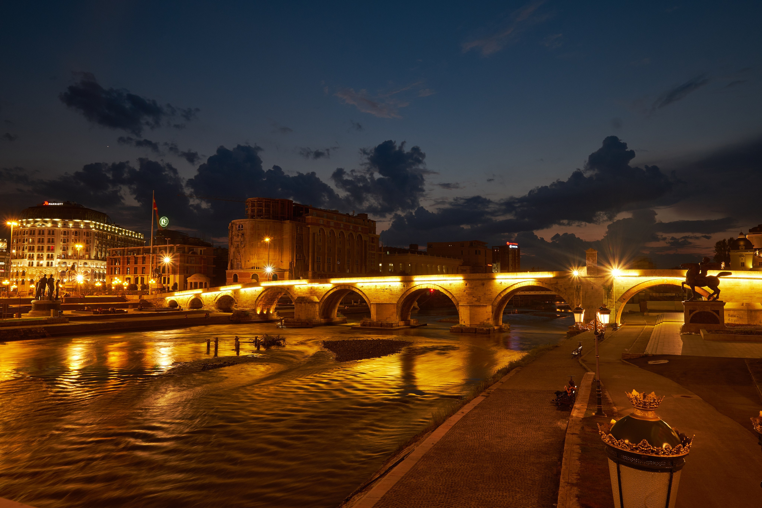 Skopje, Macedonia. Pagina principală