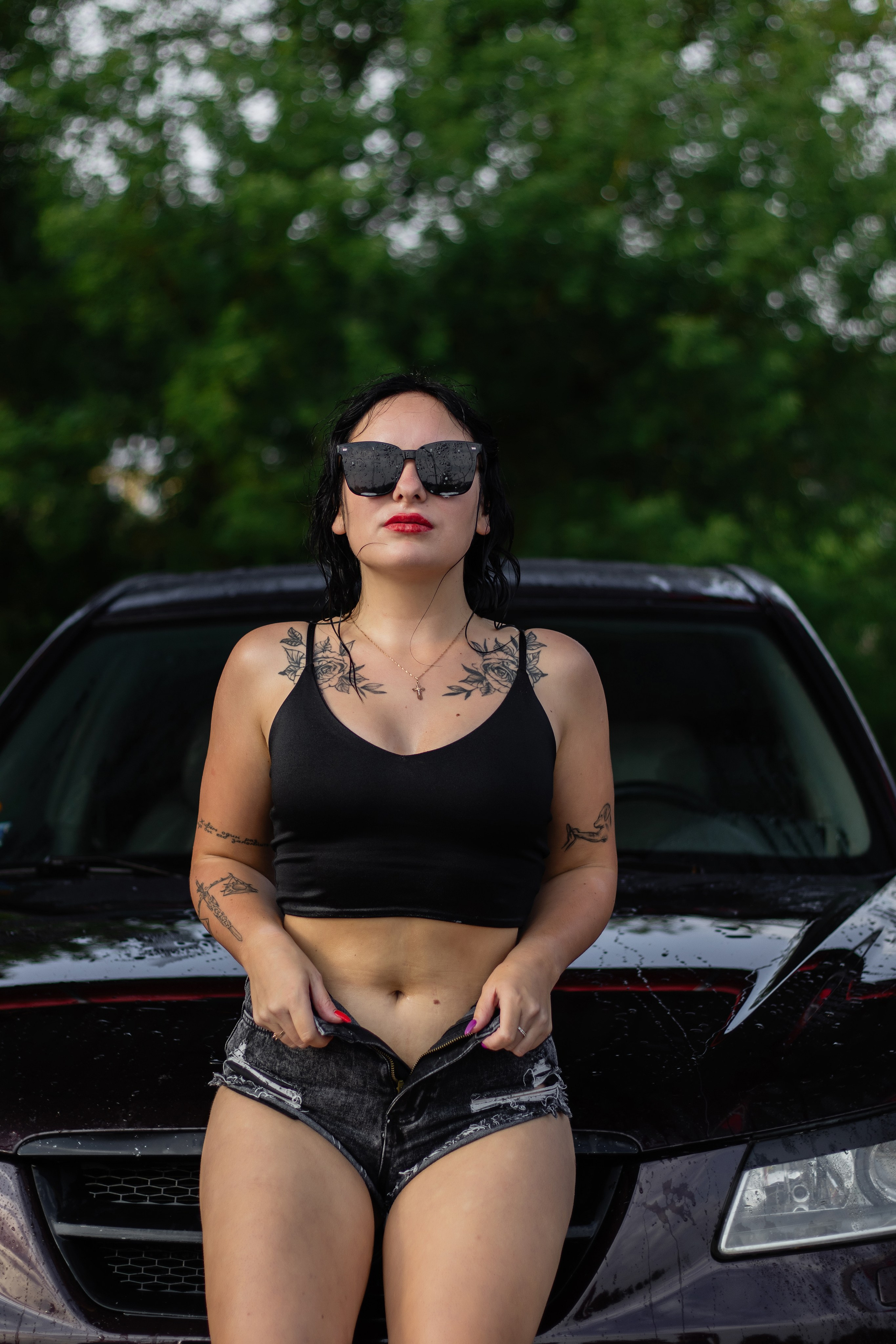 Фотосессия Даугавпилс на автомойке. Portretu fotogrāfs Daugavpilī Olga Antonova