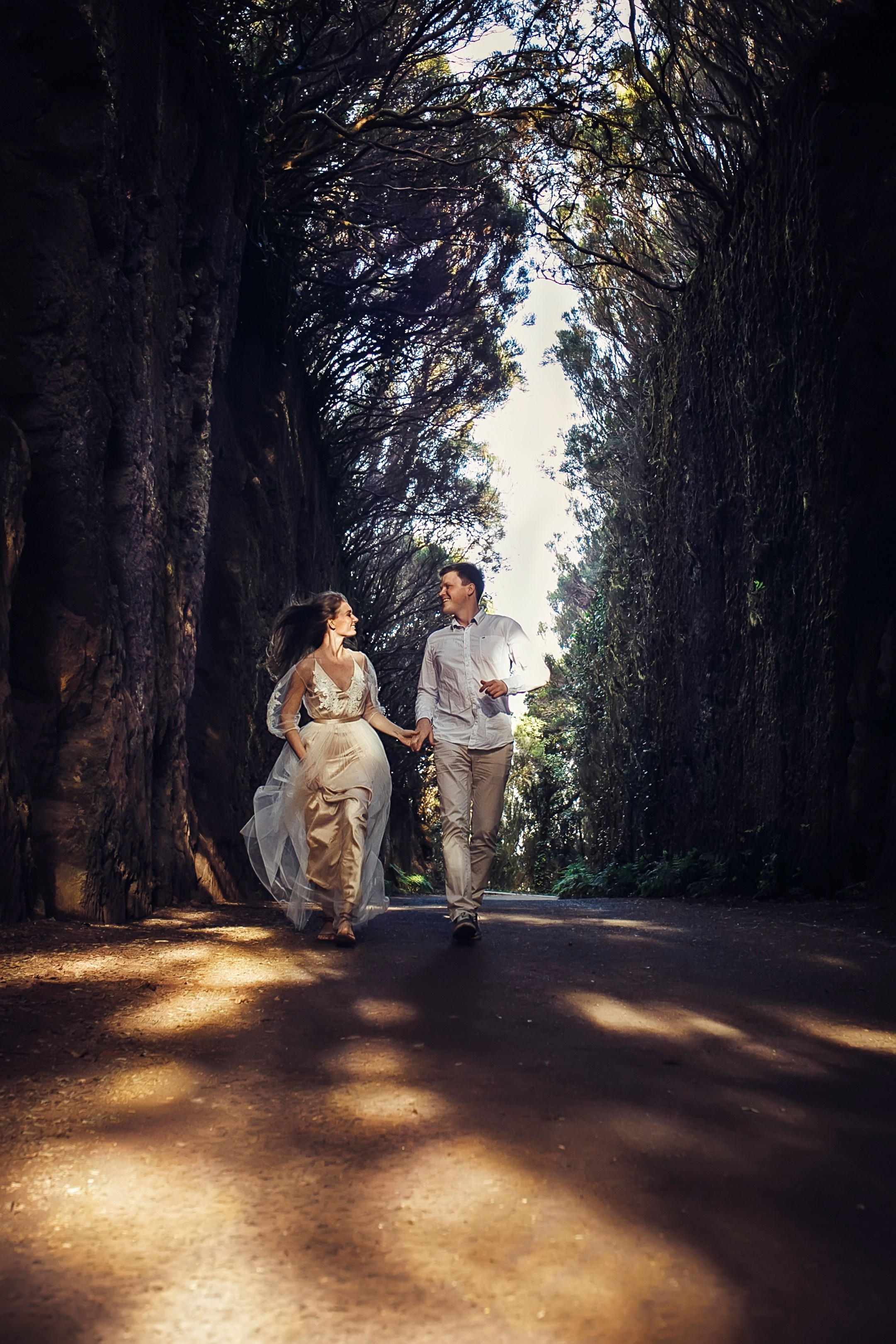 Bodas en Tenerife. Таня Боннет | Профессиональный фотограф на Тенерифе — Летящие платья
