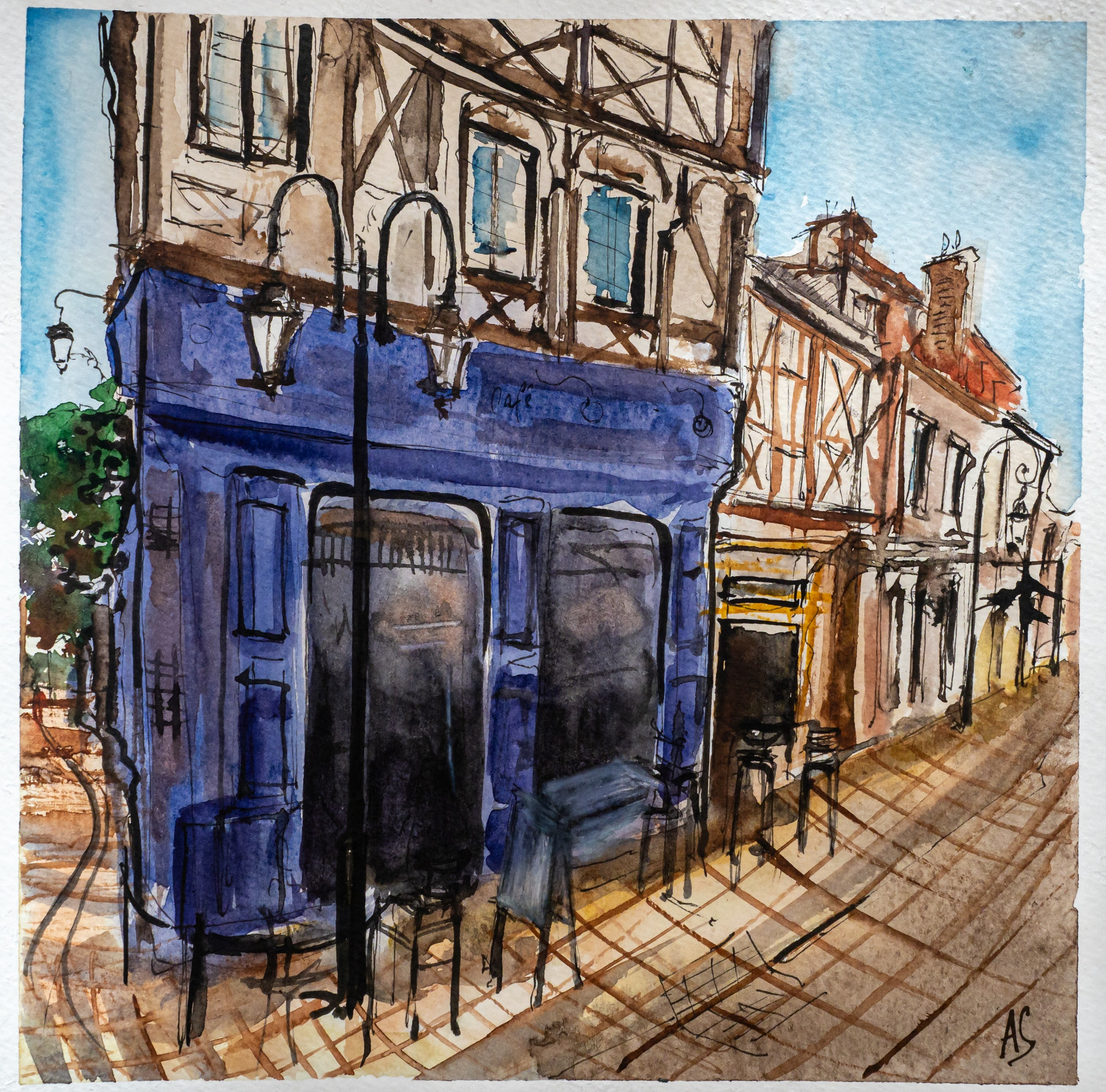 Urban views. Angelina Sorokopud. Artist in Strasbourg