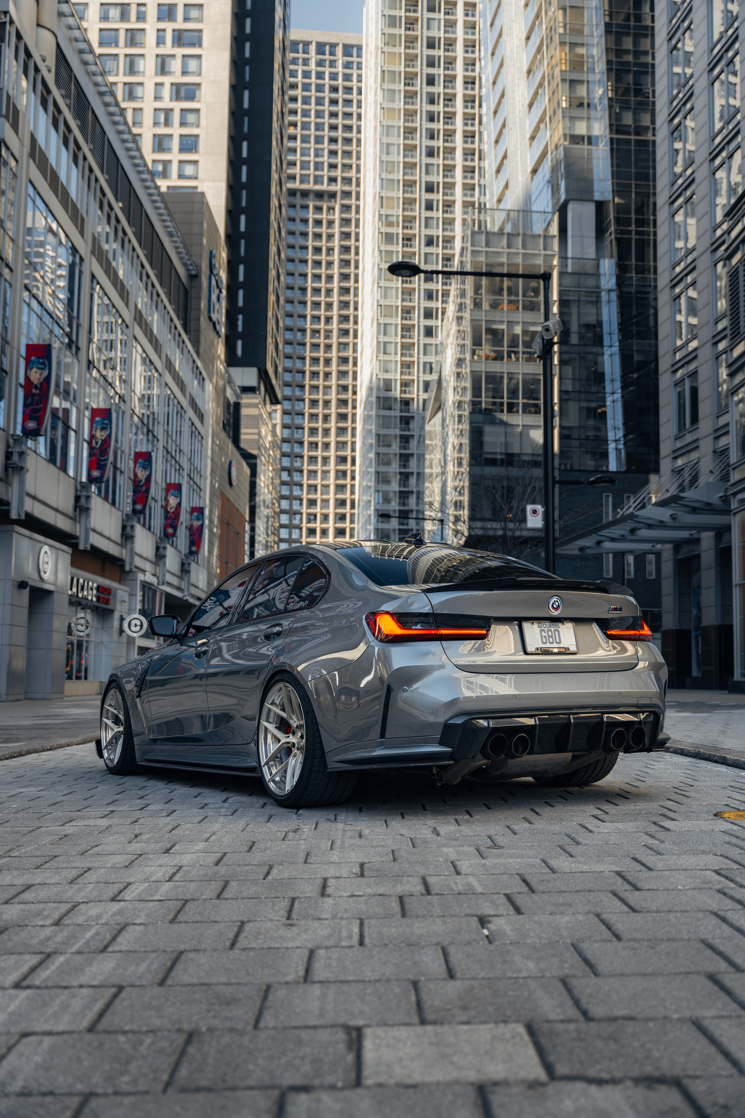 BMW M3 G80 Downtown Montreal. Photographer in Paris — Vitalii Motruk