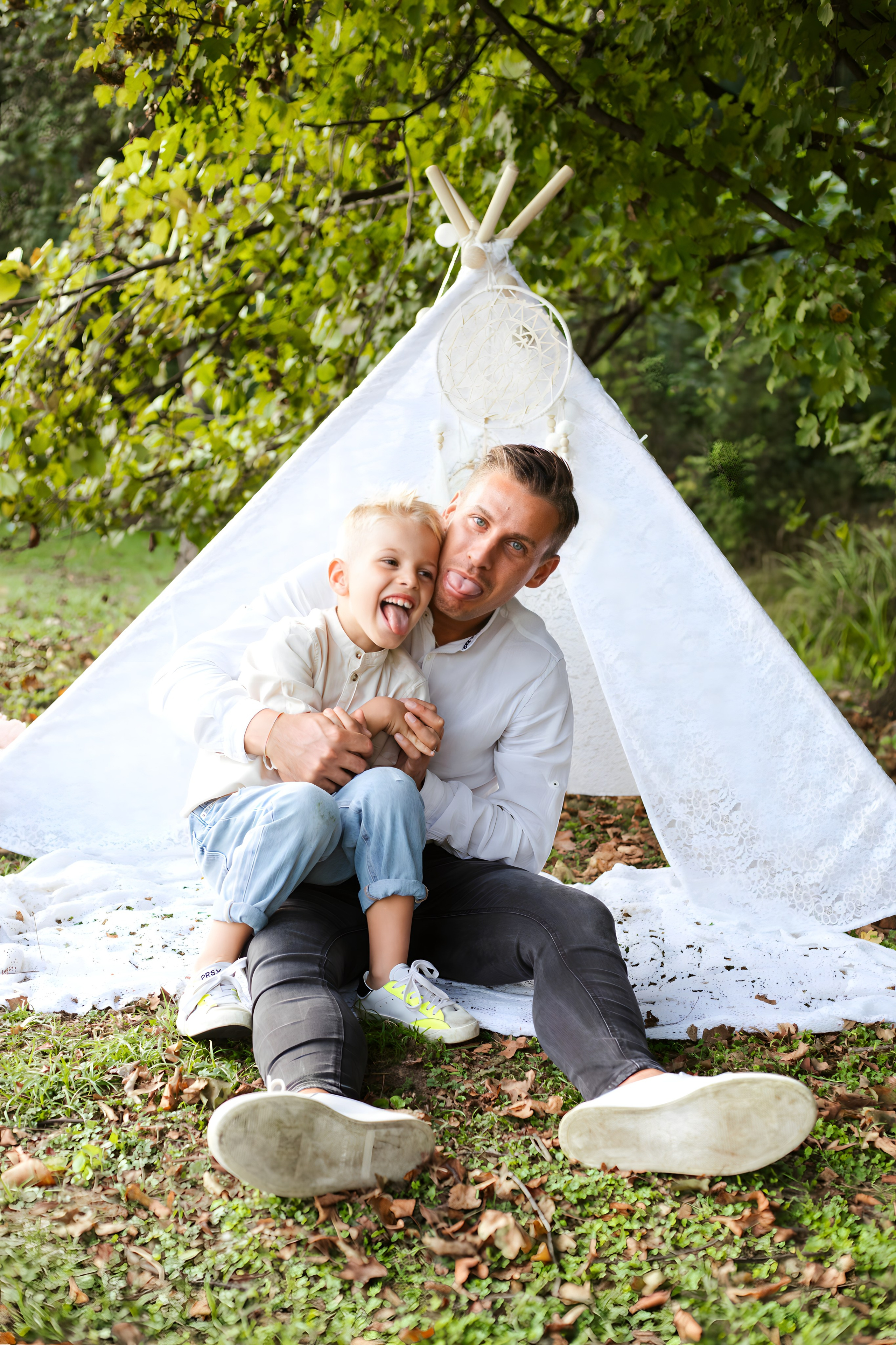 Maggie e la sua bellissima famiglia. Luci e Capricci Photography