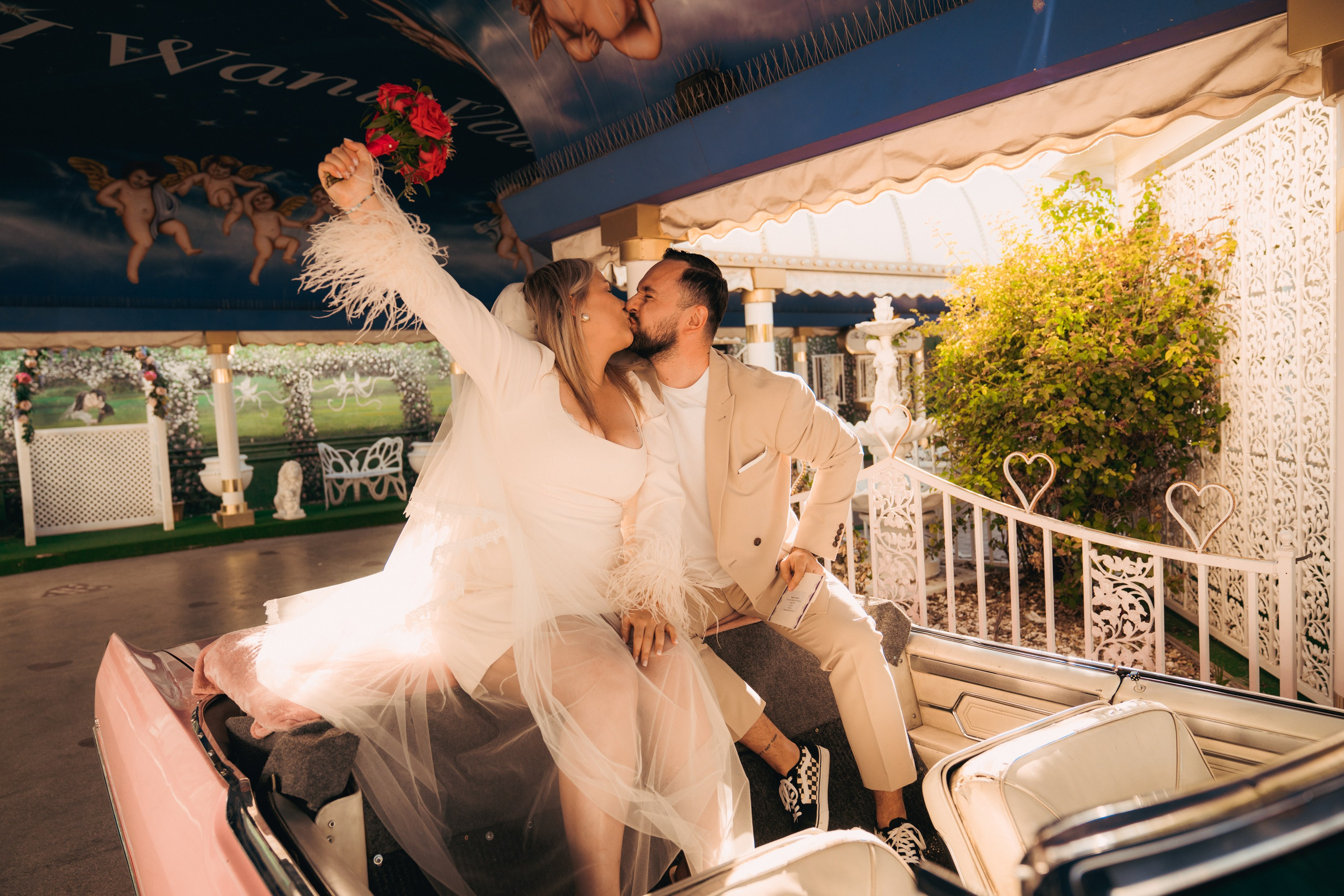 Justyna&Karol. Wedding & elopement photographer Viktoriya Kravtsov. Las Vegas
