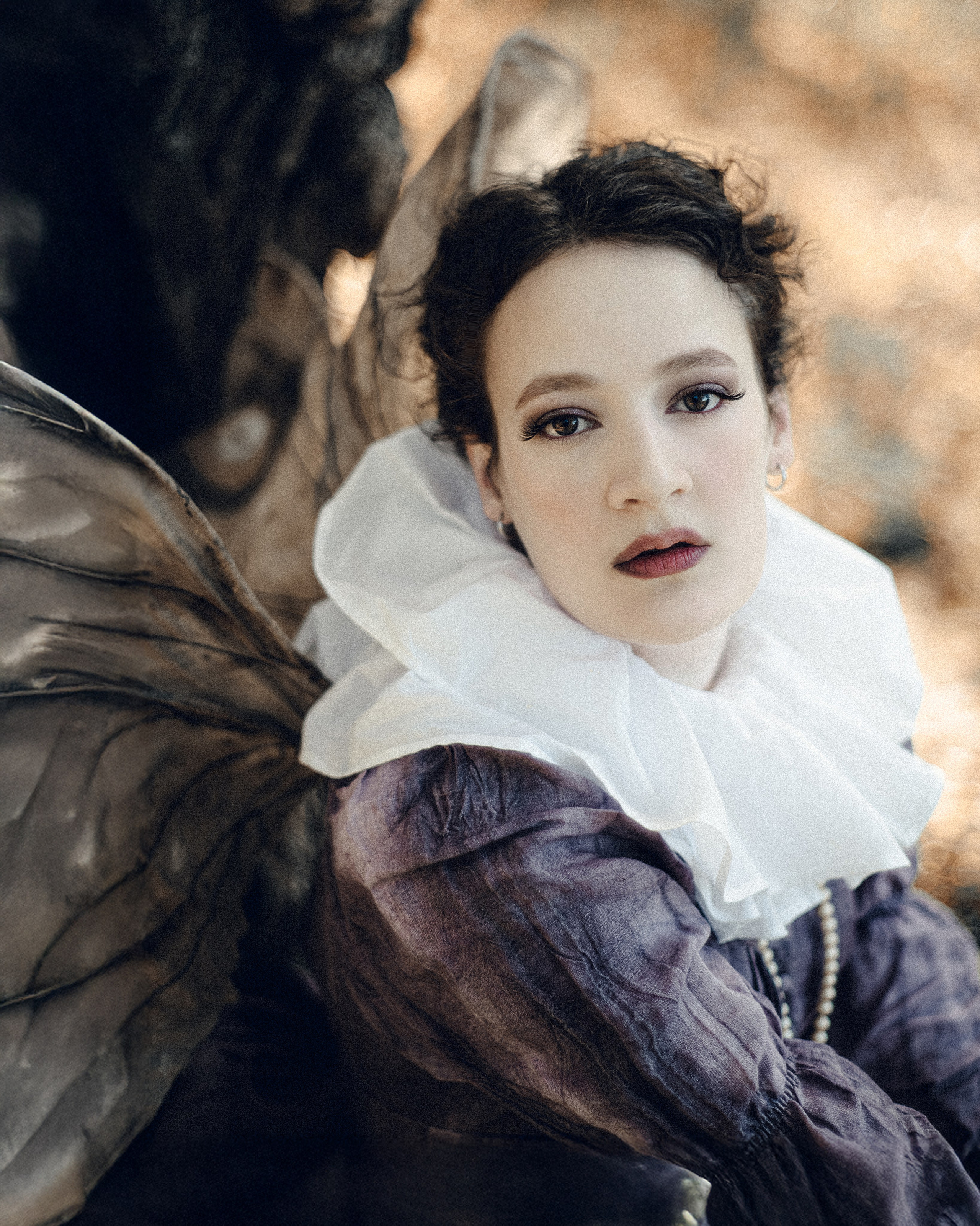 Vintage Moth Costume Photoshoot in London. Moth & Moss Photography
