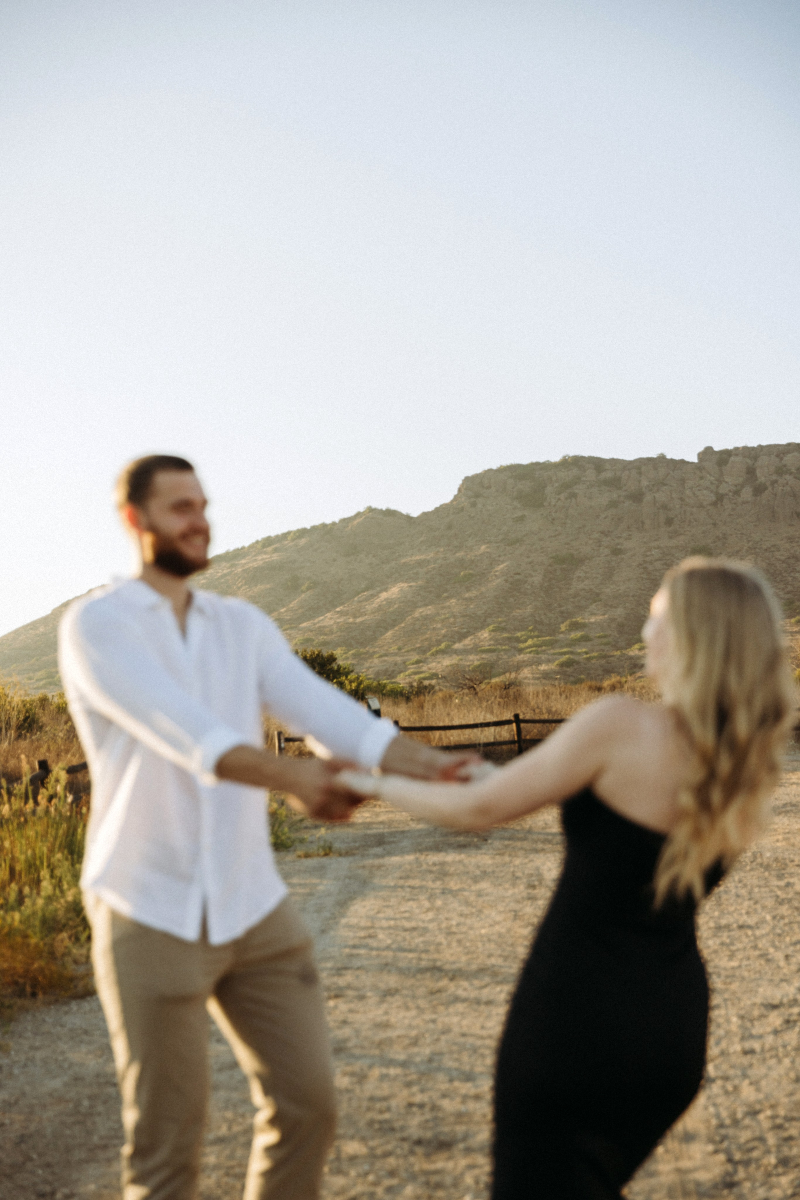 Anniversary Photoshoot at Sunset in a Scenic Field | Taya Frank. Southern California Family and Couple Photographer