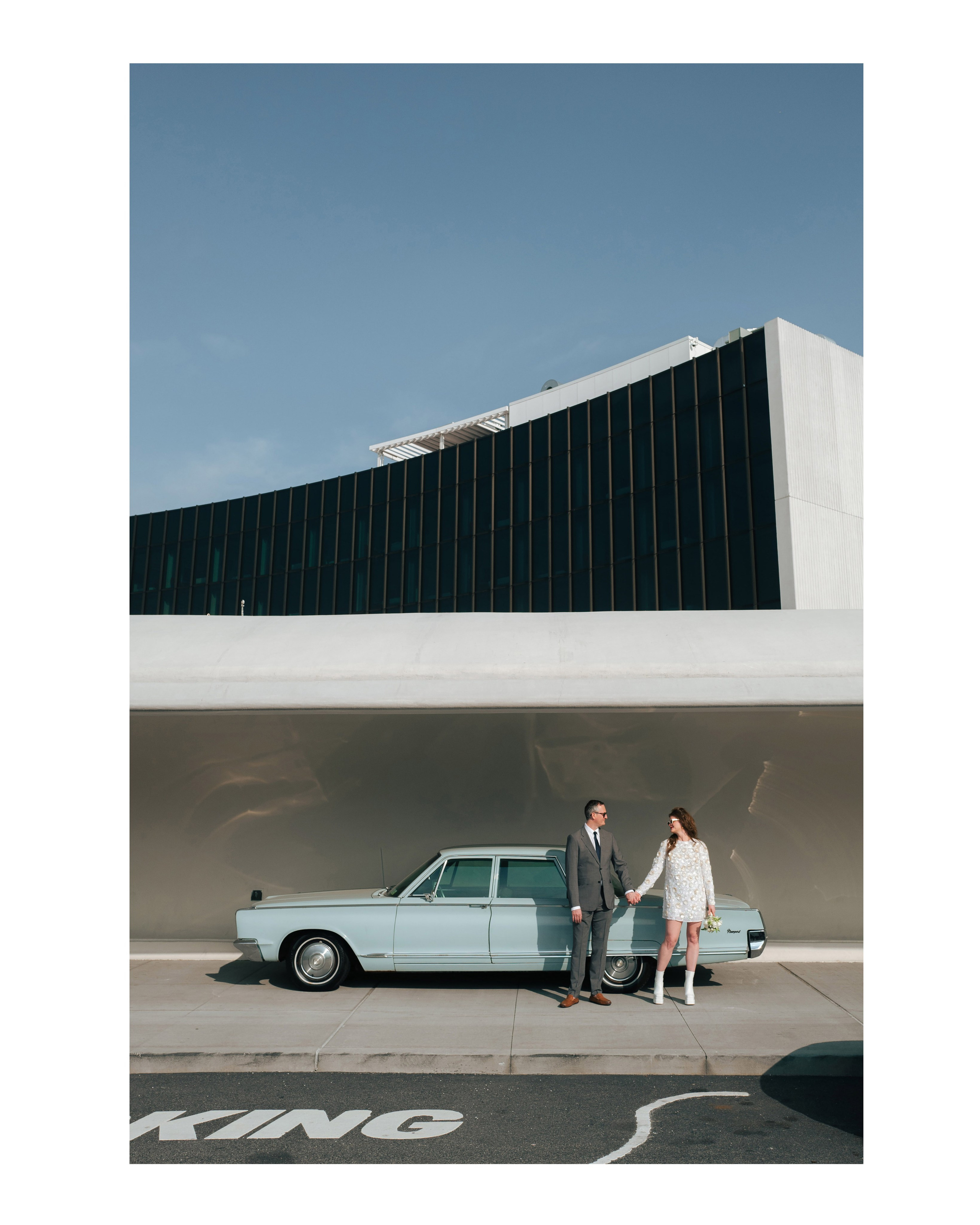 Shannon and Nik at TWA Hotel | NYC Couple Photography