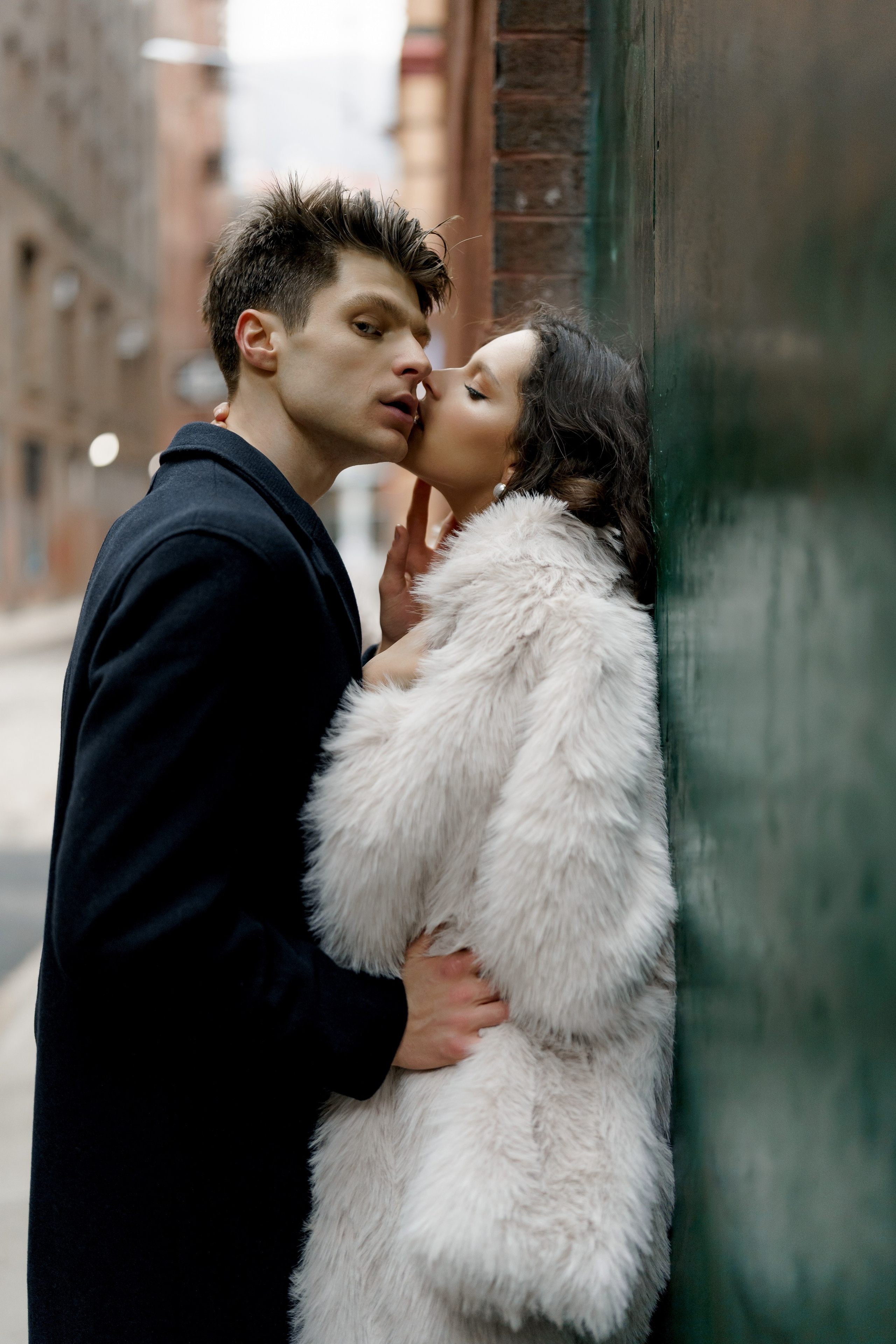 Alina and Dan’s Bold and Stylish Engagement Shoot. Wedding photographer and videographer New York | New Jersey