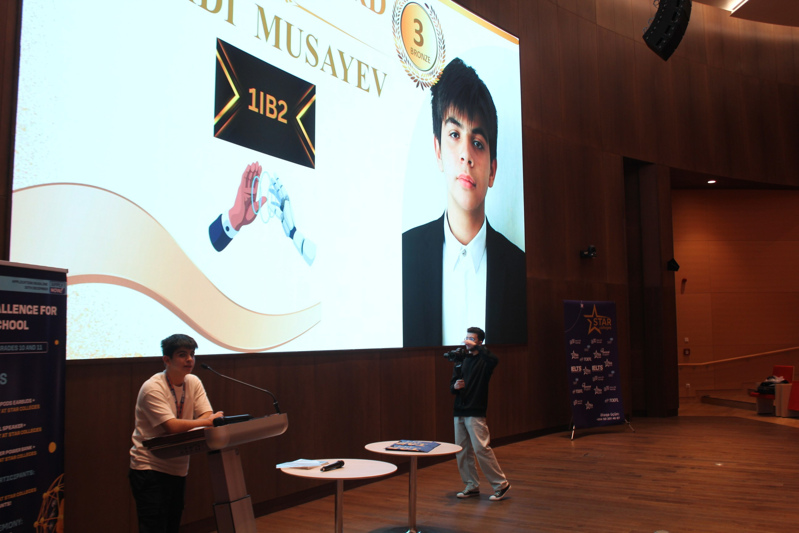The Award Ceremony for the AI Olympiad — School Level (2024). IIMACS — The International Institute of Mathematics, AI & Computer Science
