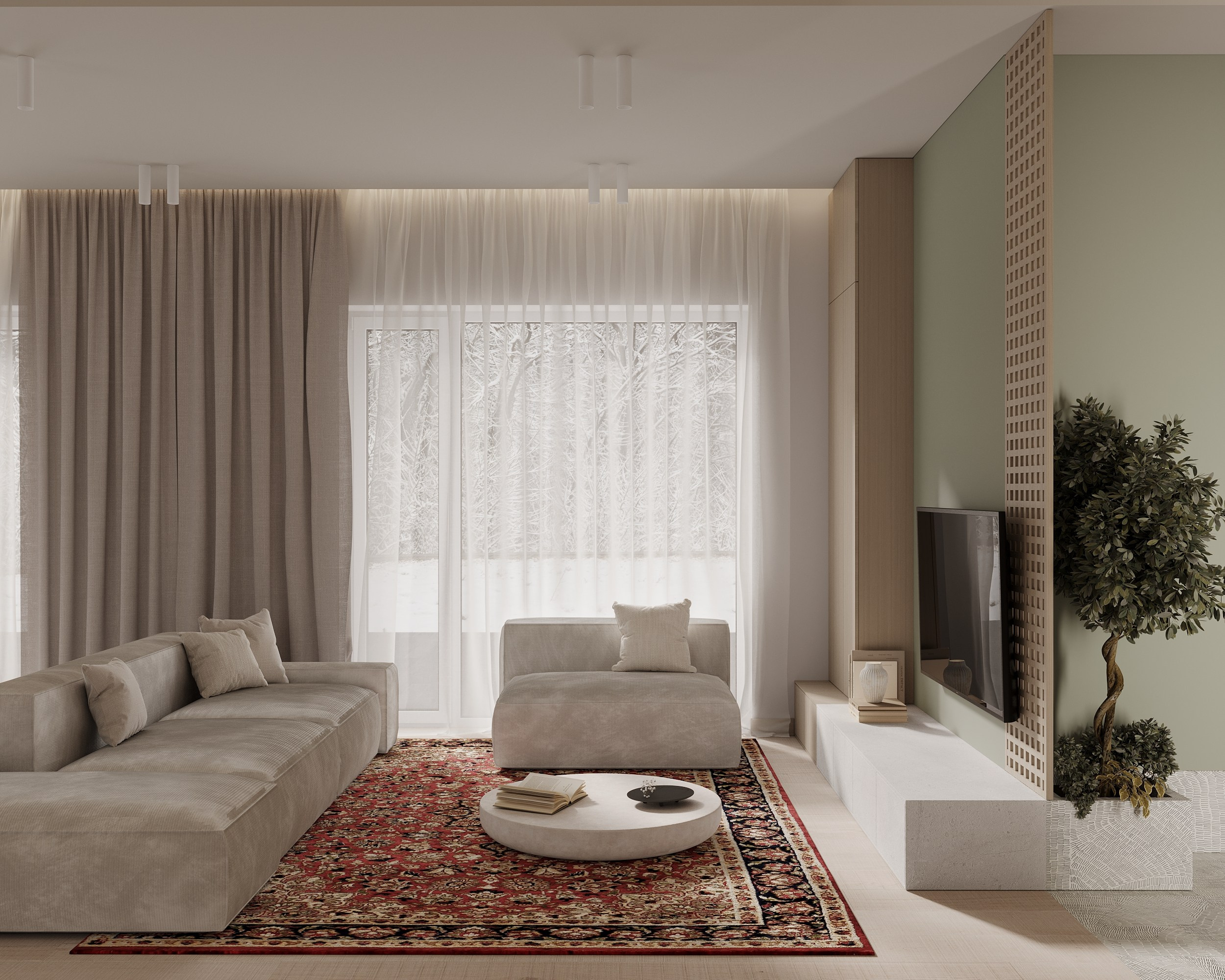 Butterfly House. Simple Archs — high quality visualizations for your interior projects