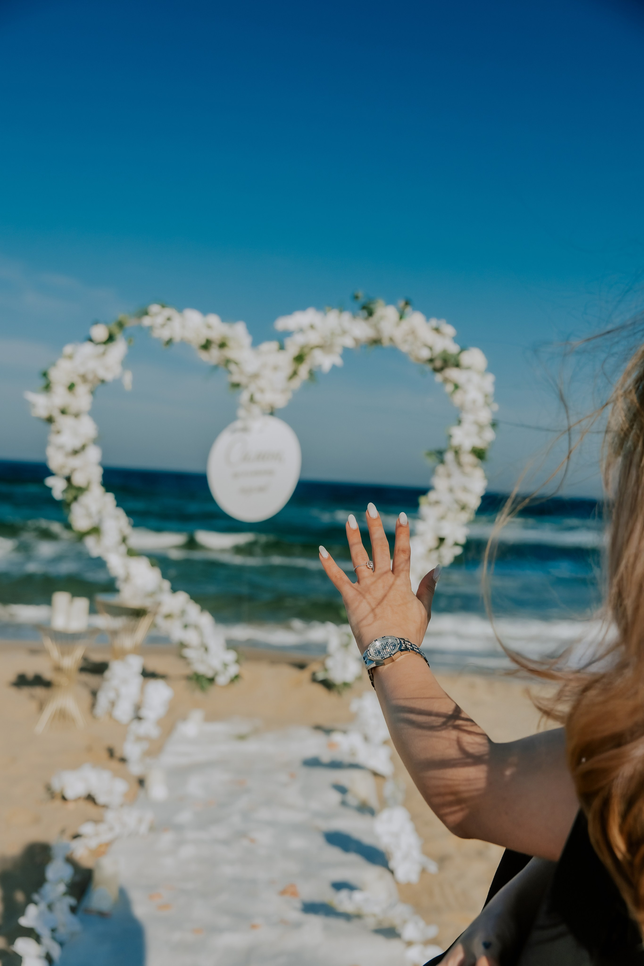 Годеж на плажа. Фотограф Ирина Йотова