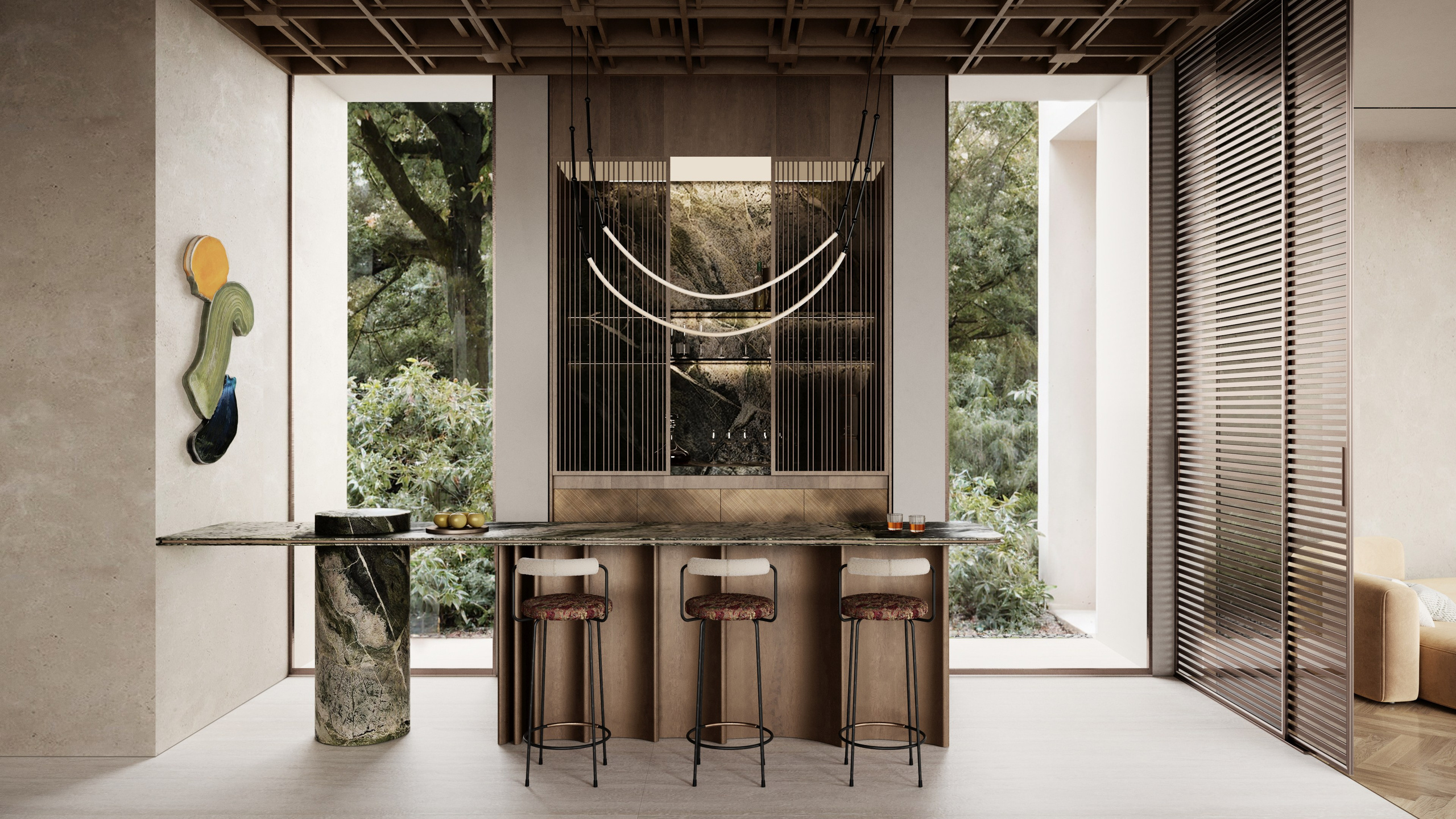 Villa in Dubai. Interior designer / visualizer Lisa Oputina