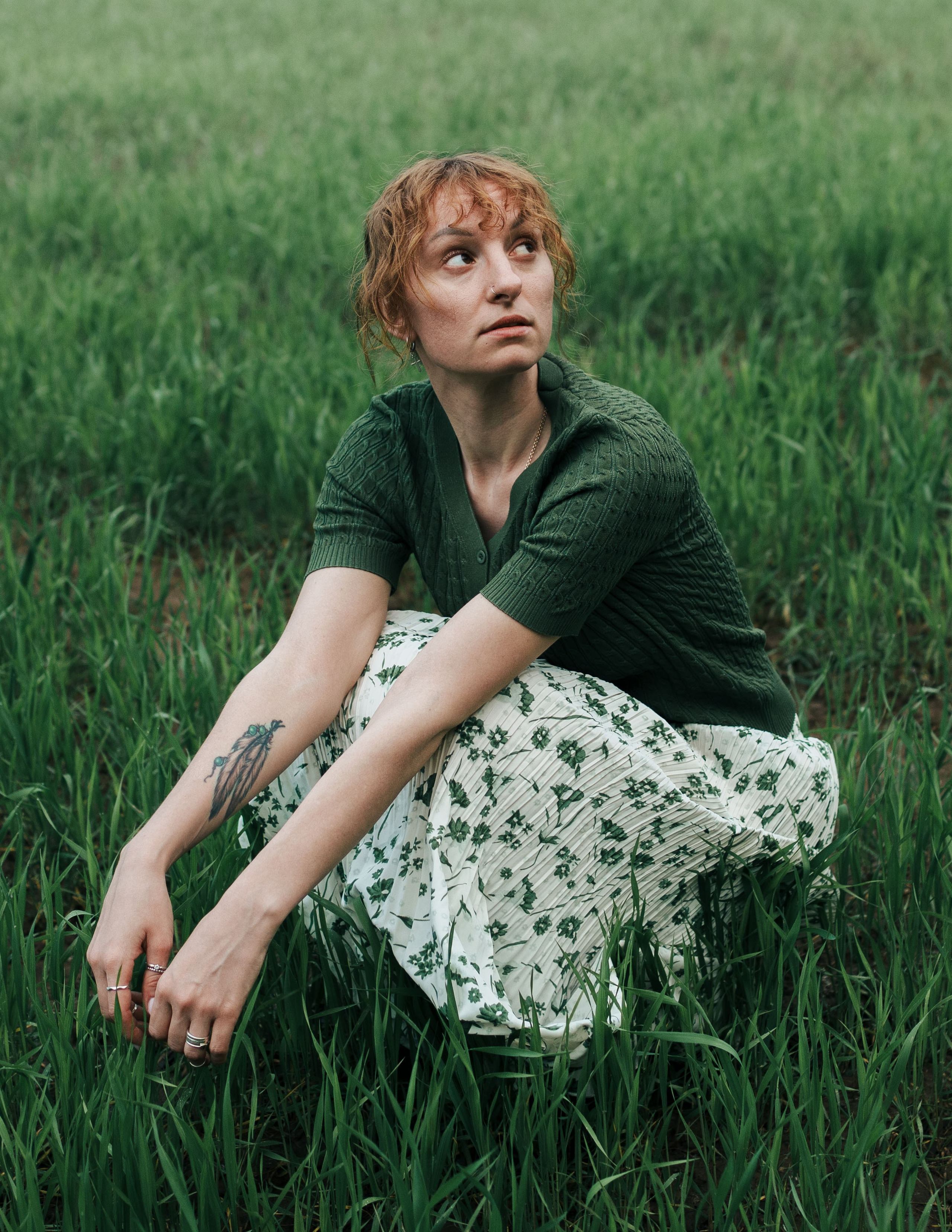 Greens. Alisha Geva женский портретный фотограф в Дубае