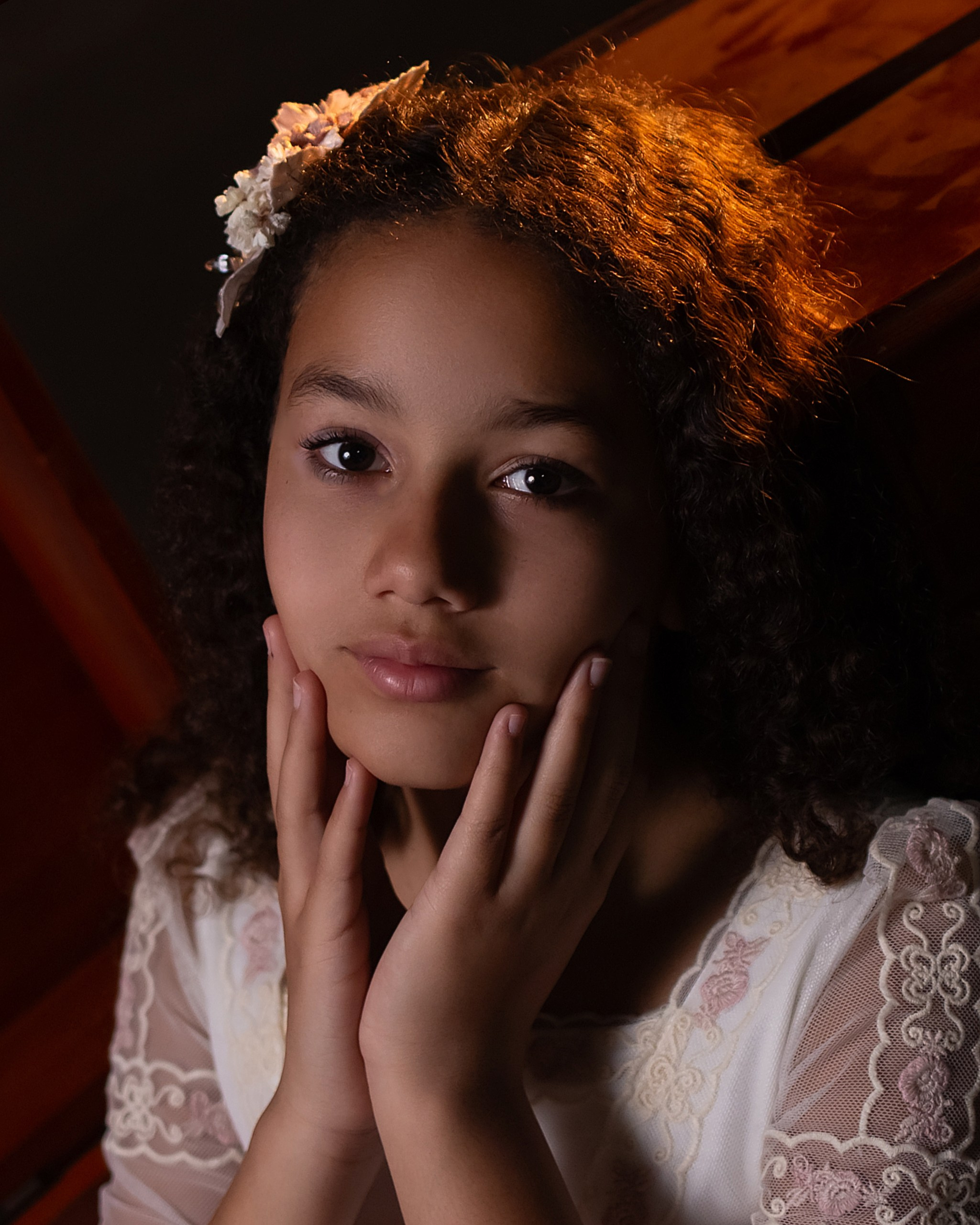 Comunión en el estudio. Профессиональный фотограф в Испании