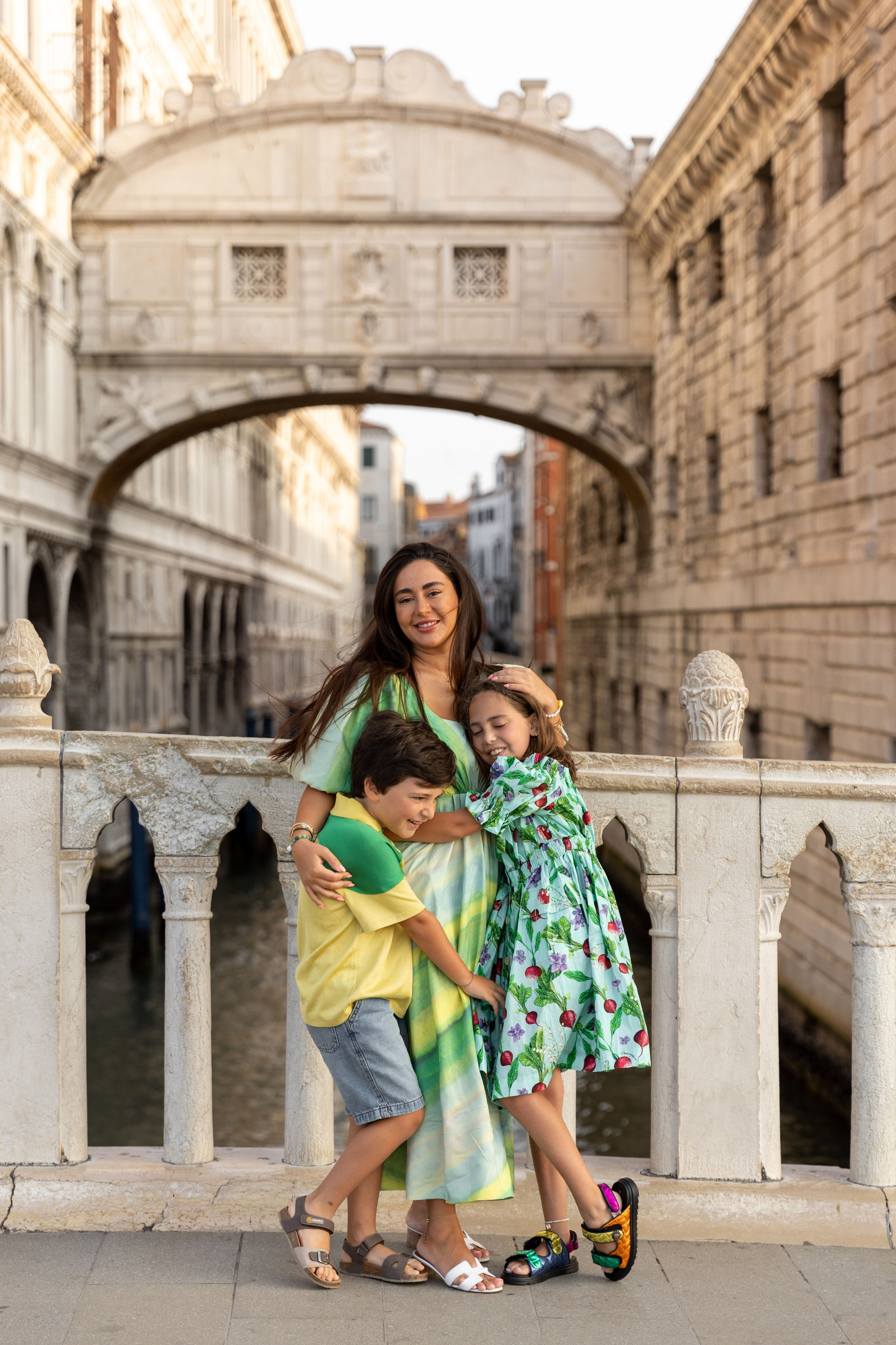 Fidan with childrens