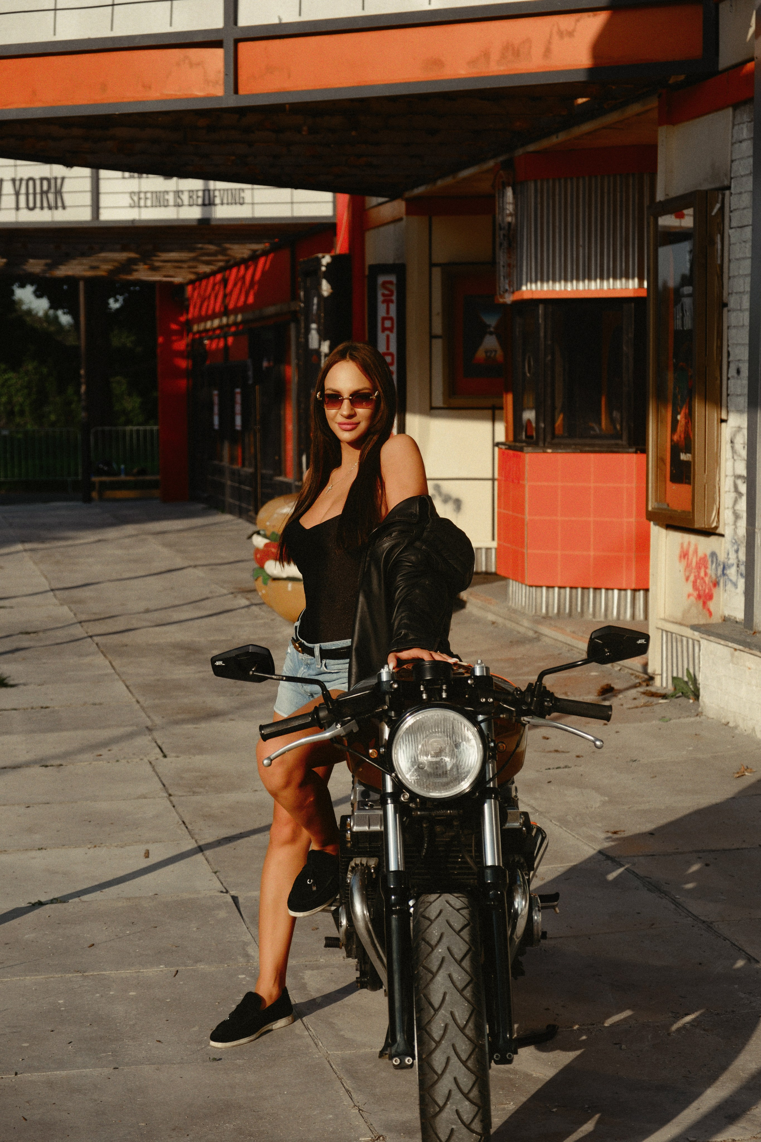 Alina with bike