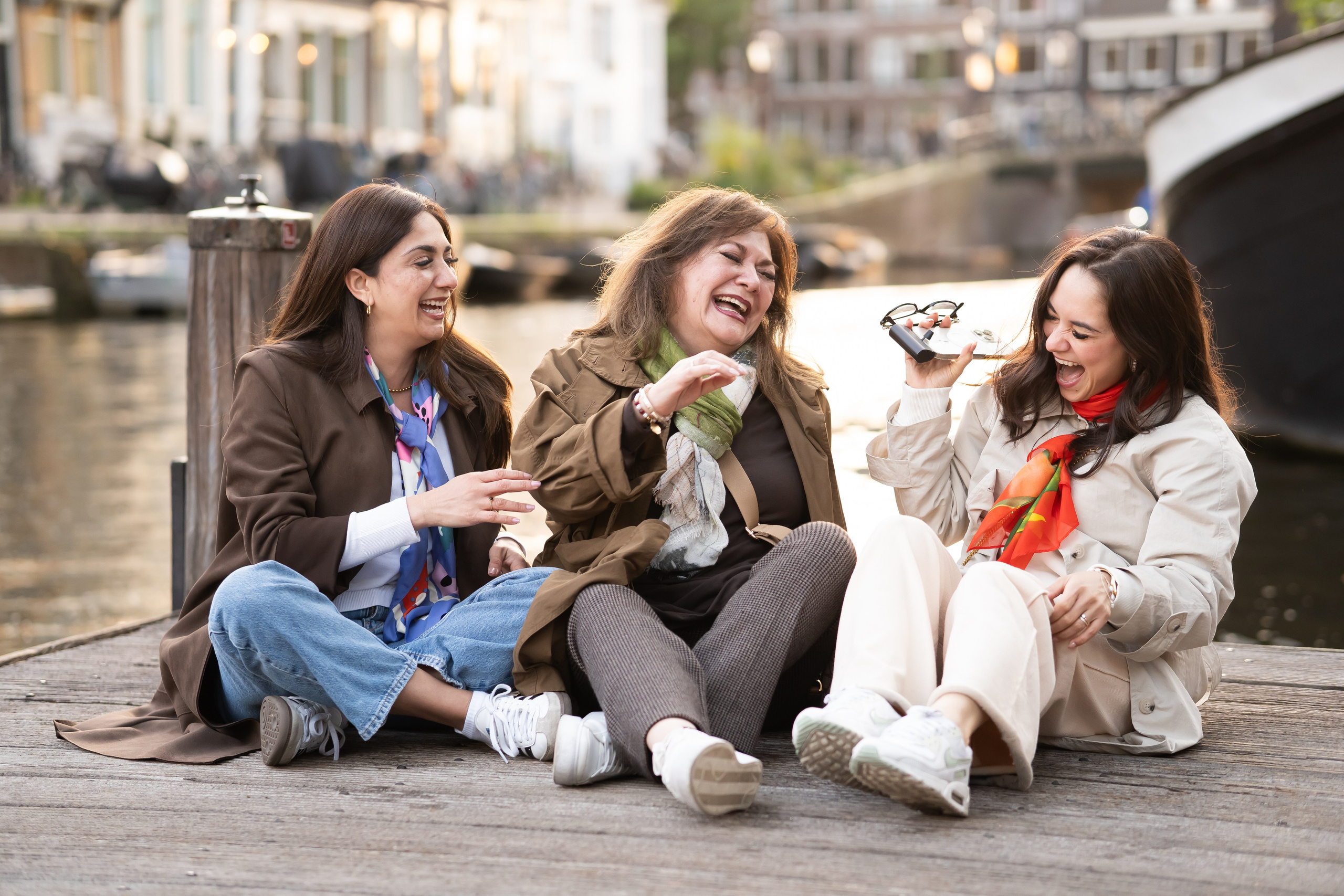 Amsterdam canal photoshoot Mother's day