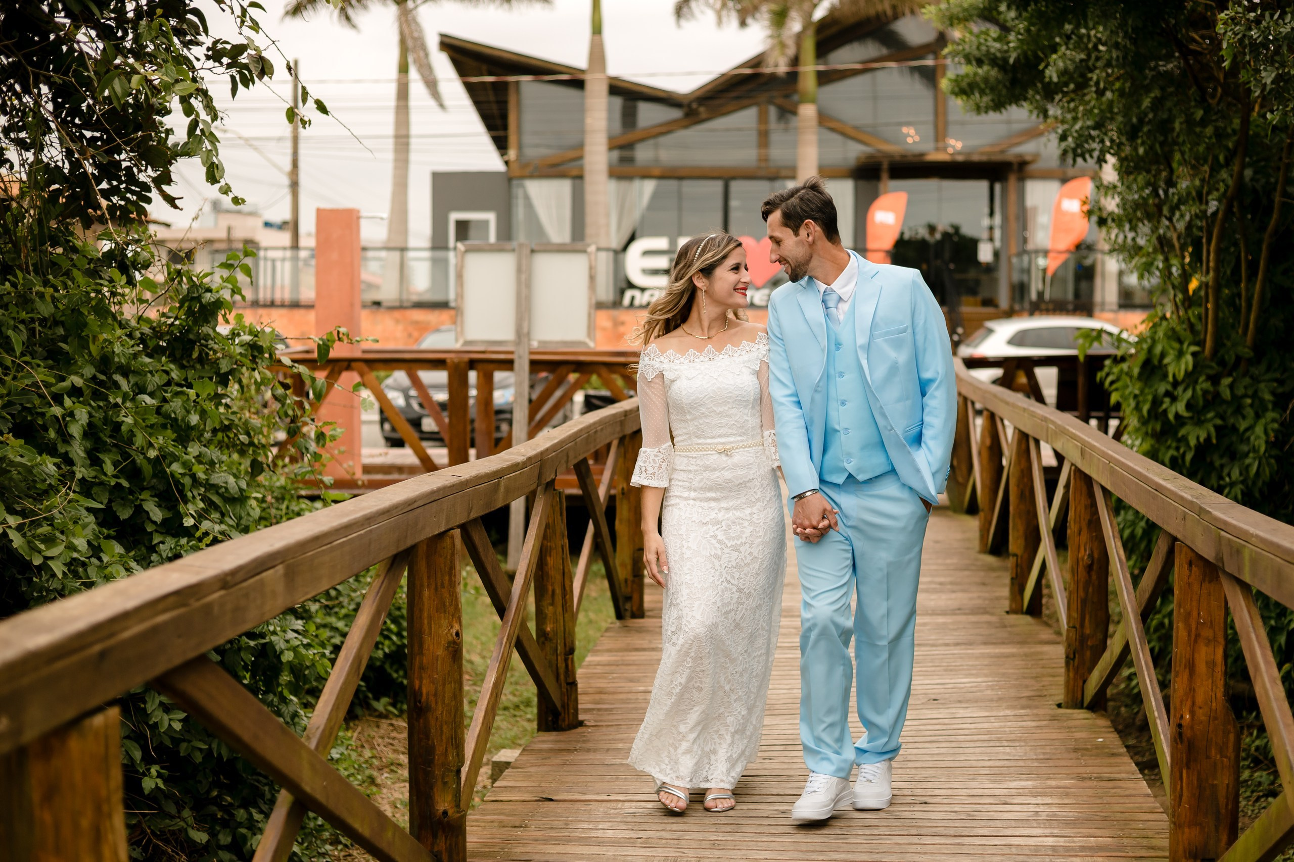 Cerimônia de casamento no civil e ensaio fotográfico de casal na praia — Verônica e Fernando