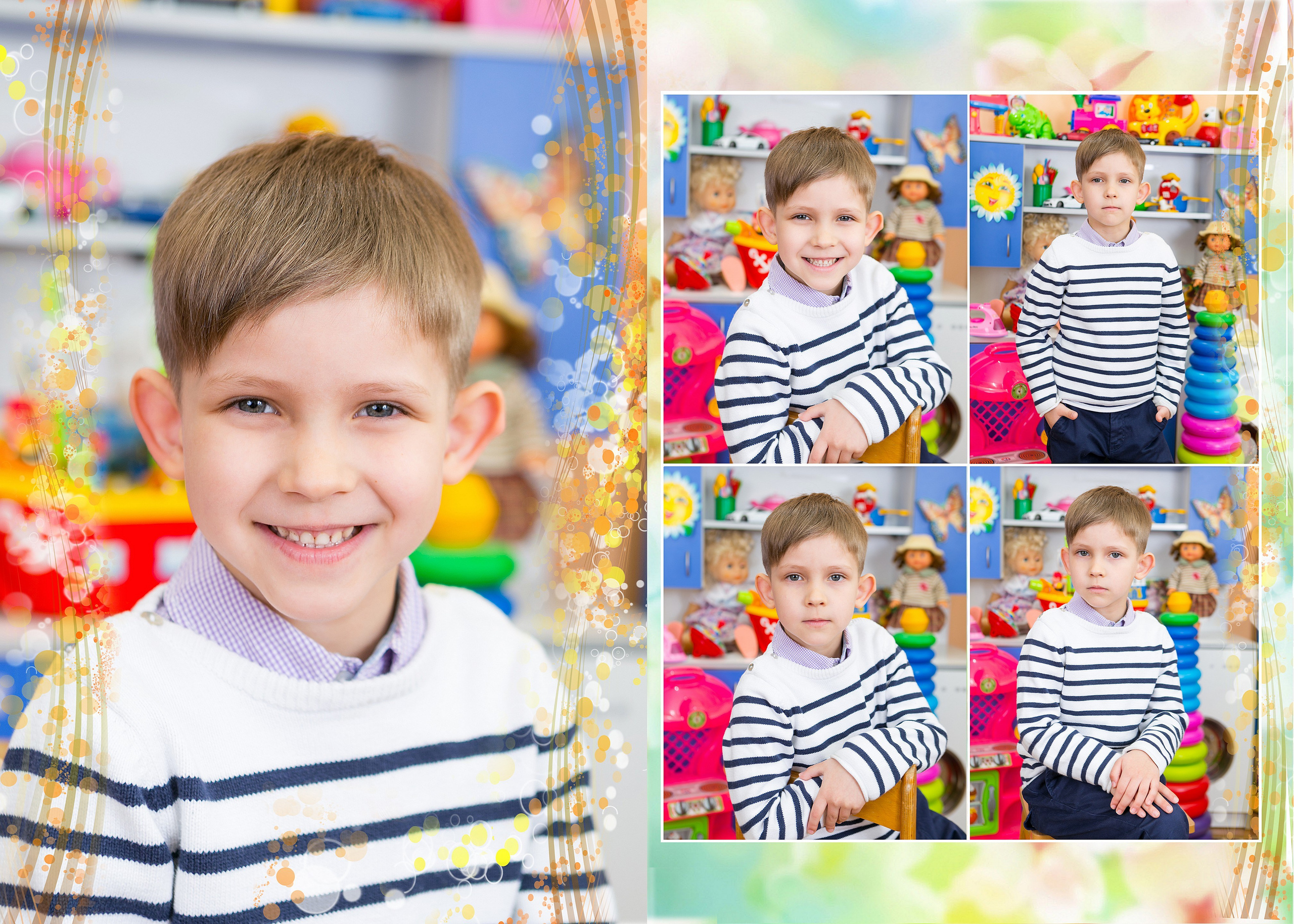 Дошкільні книжки 1, 21×30, 5 розворотів. Sadilenko.com.ua