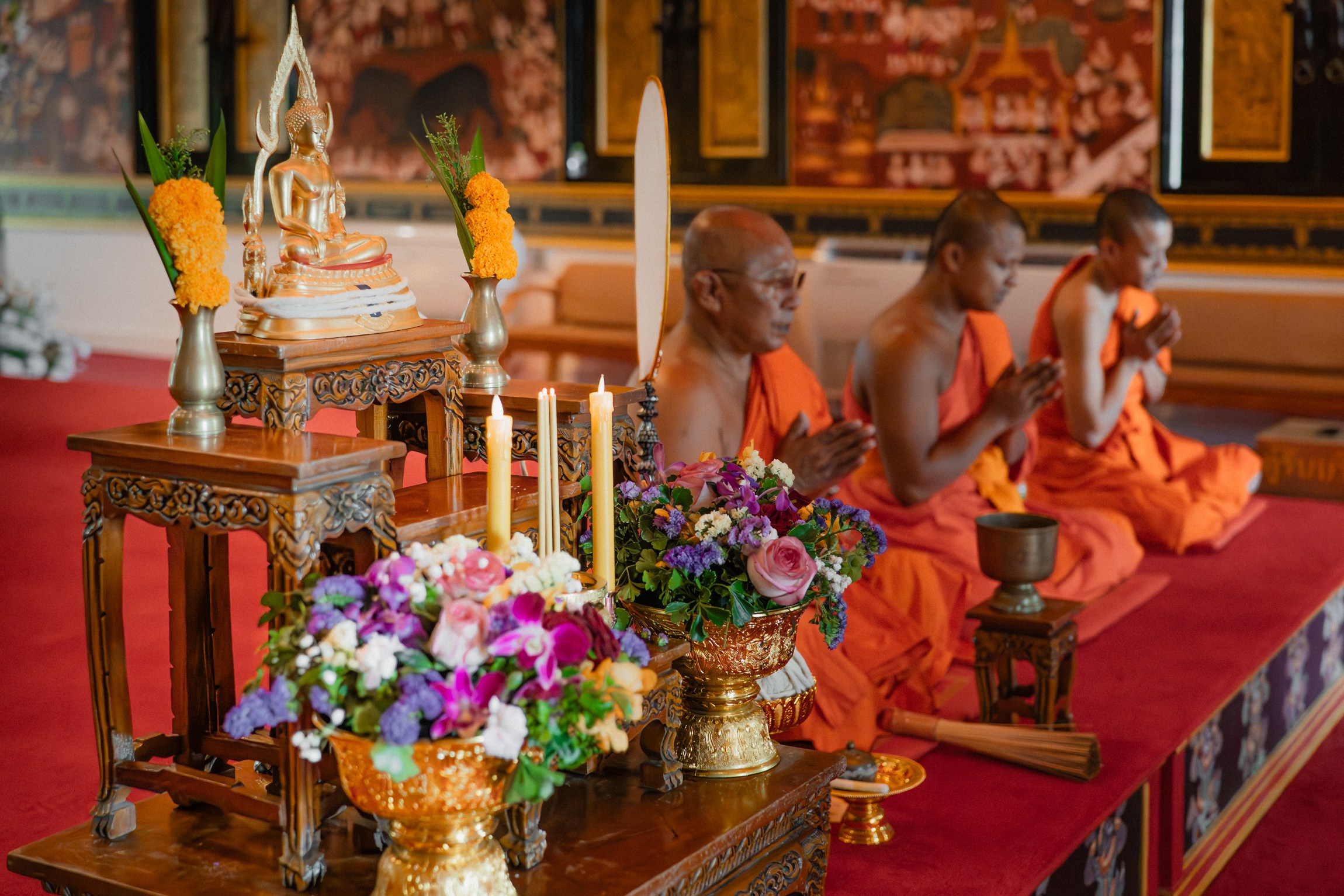 Georgia and Ben. Буддийская свадебная церемония на Самуи, Таиланд