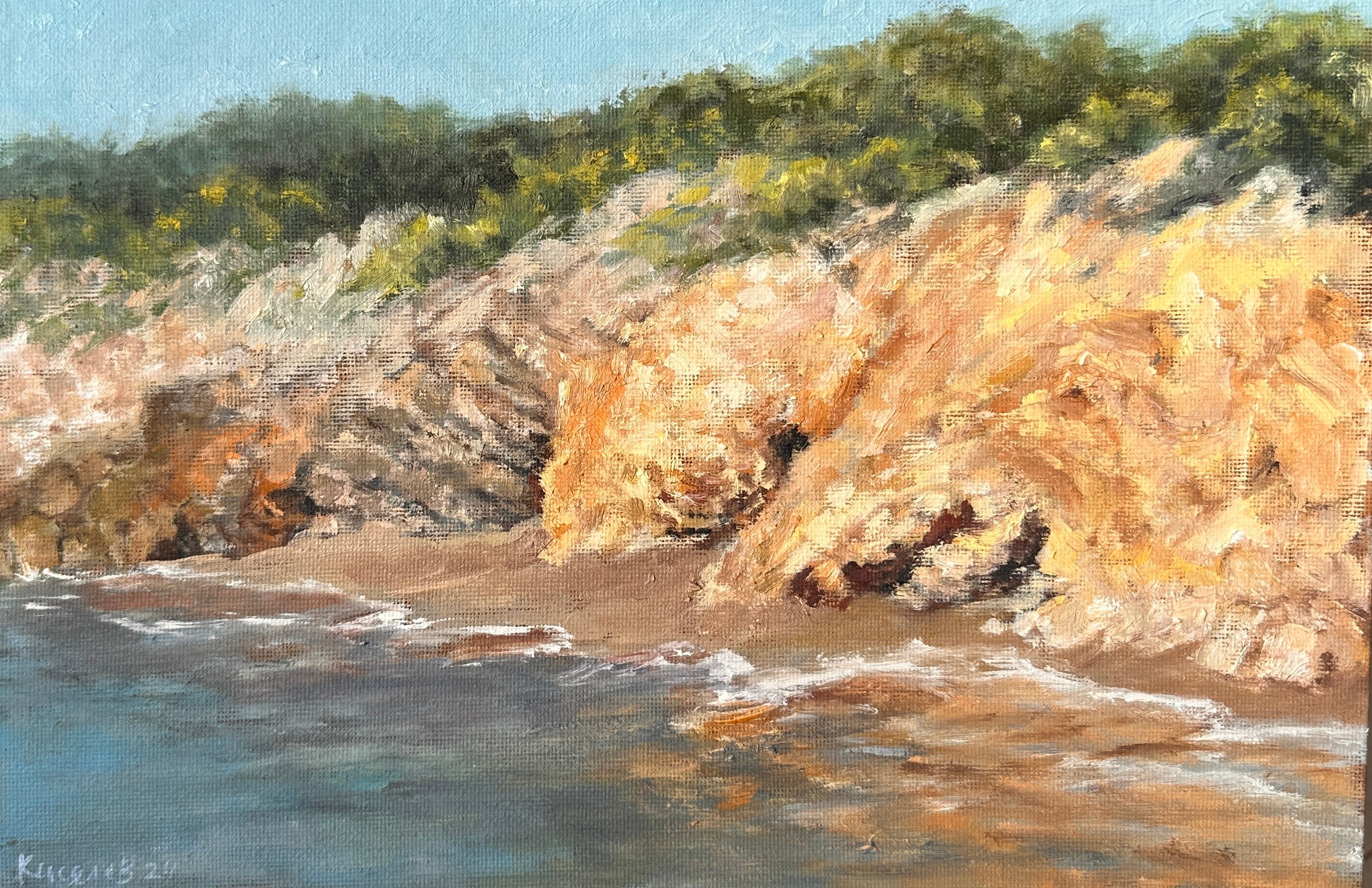 20 X 30, lienzo sobre cartón óleo