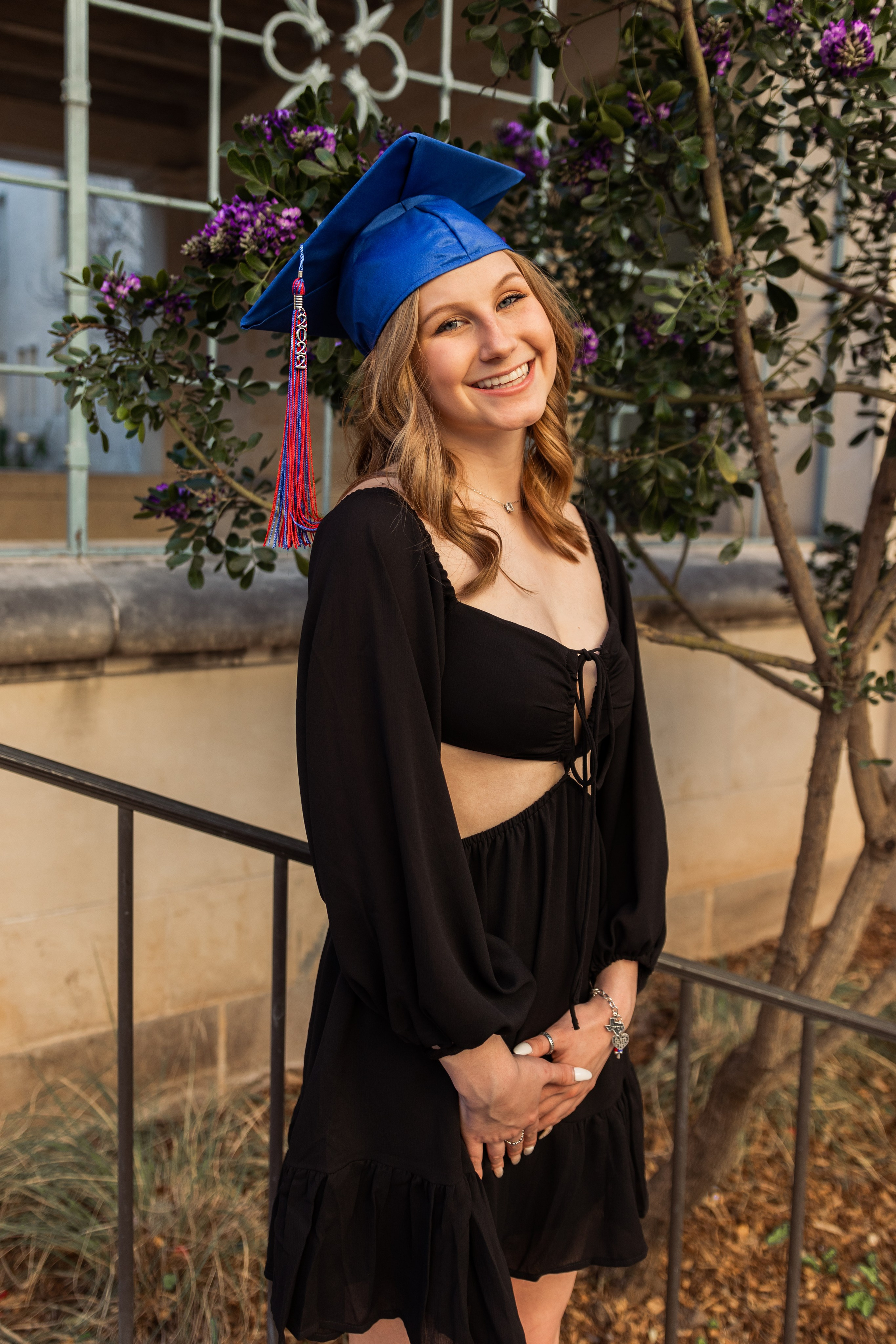 Raleigh’s graduation photoshoot at the Zilker Botanical Gardens