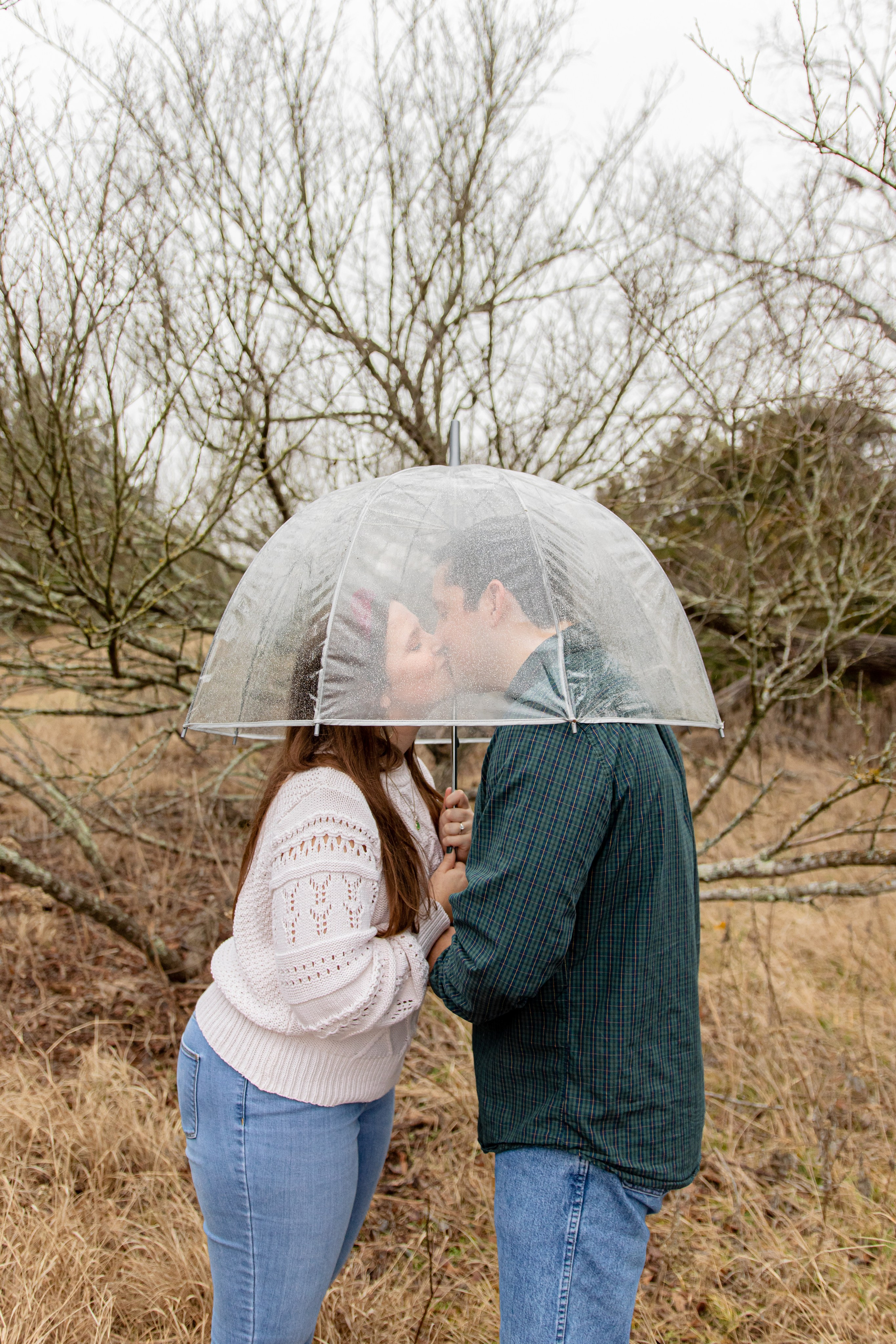 Haley and Aaron’s engagement photoshoot at Garey Park in Austin