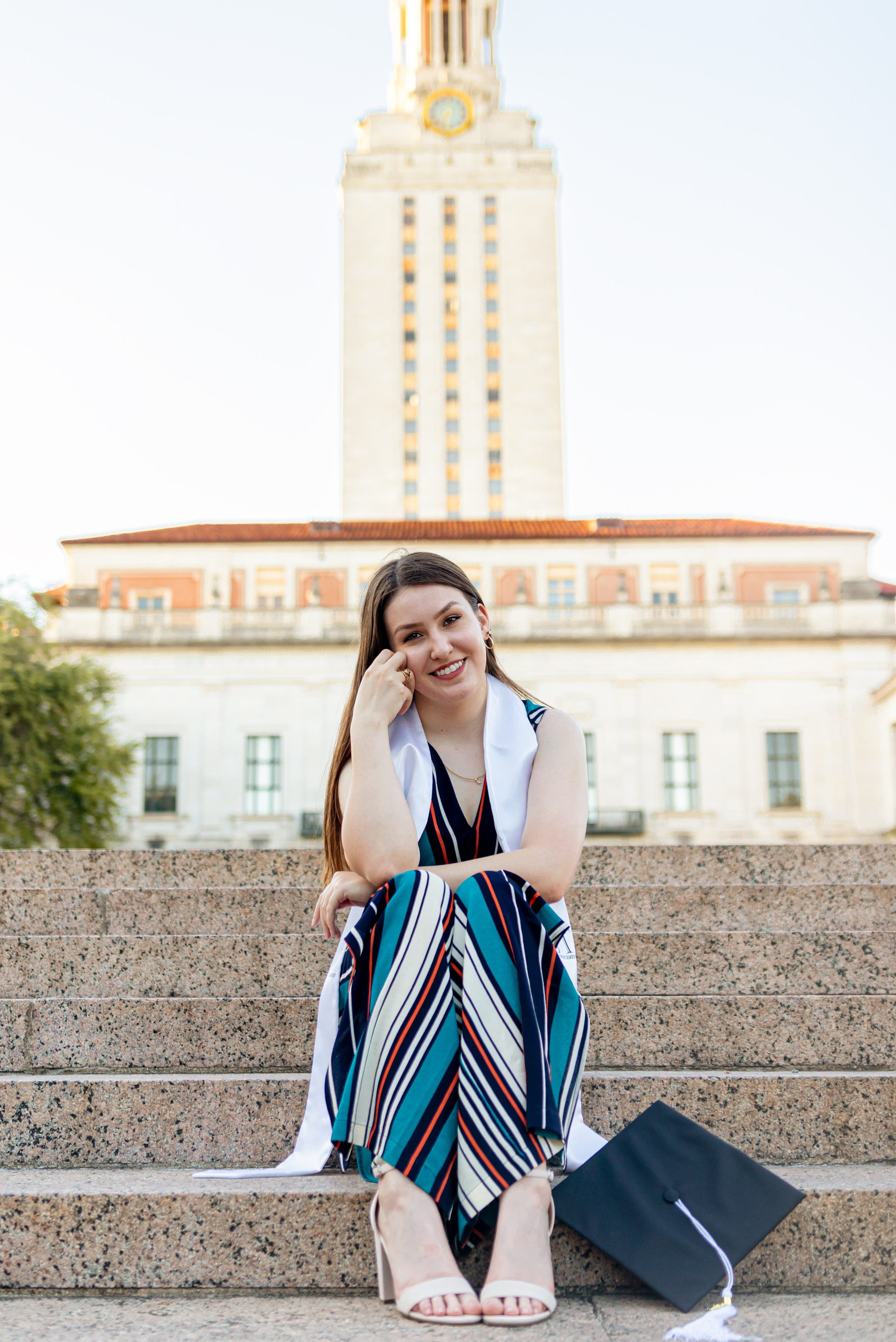 Kayla’s senior photoshoot at the University of Texas Austin