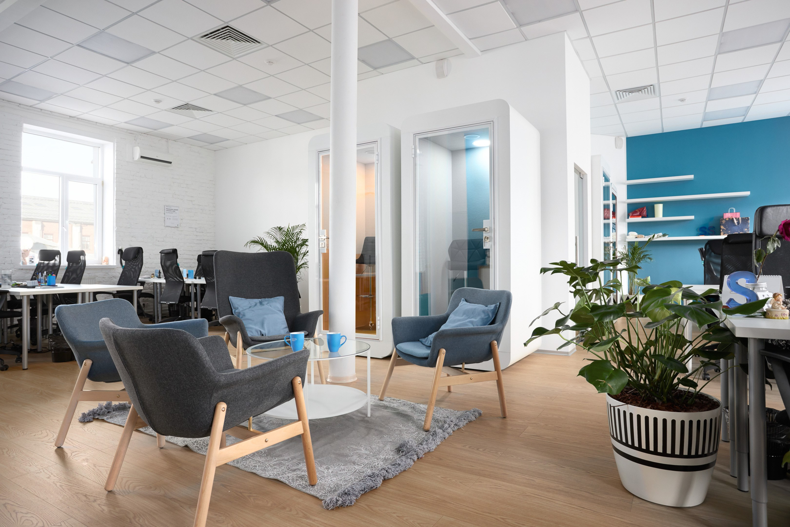 Modern style office space interior - photographer Andrey Dunin