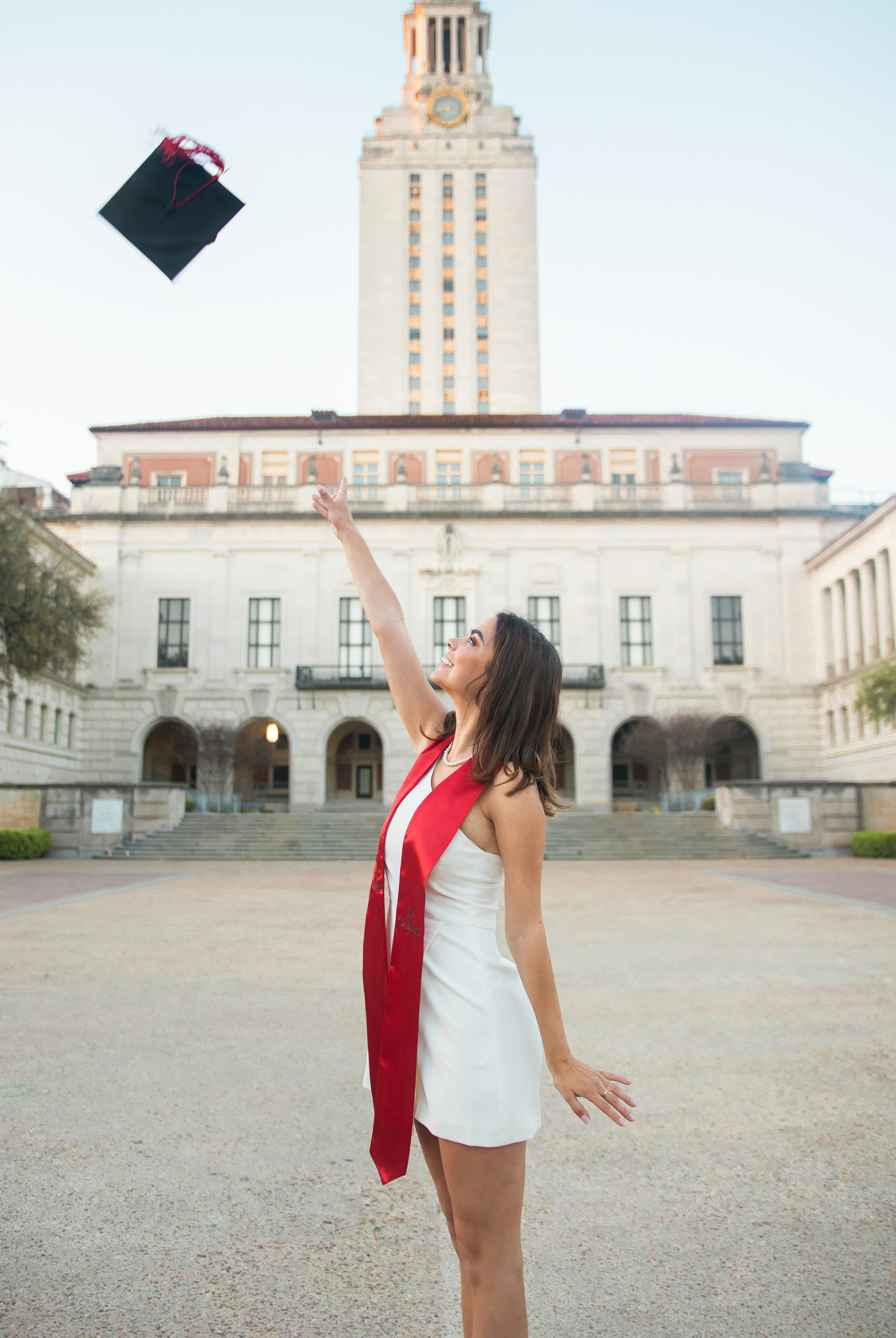 Mia’s senior photoshoot at the University of Texas Austin