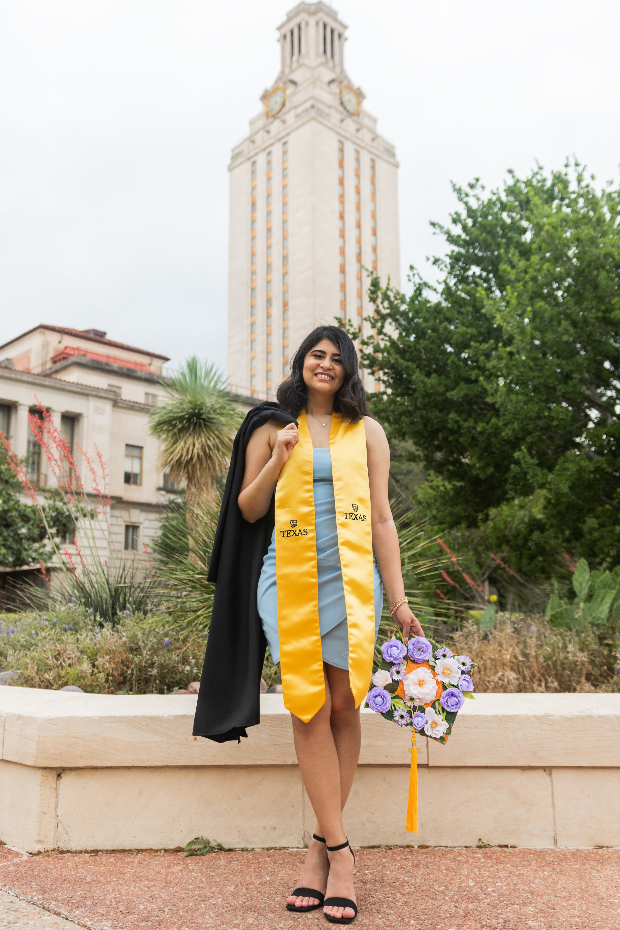 Maria’s graduation photoshoot at the University of Texas Austin