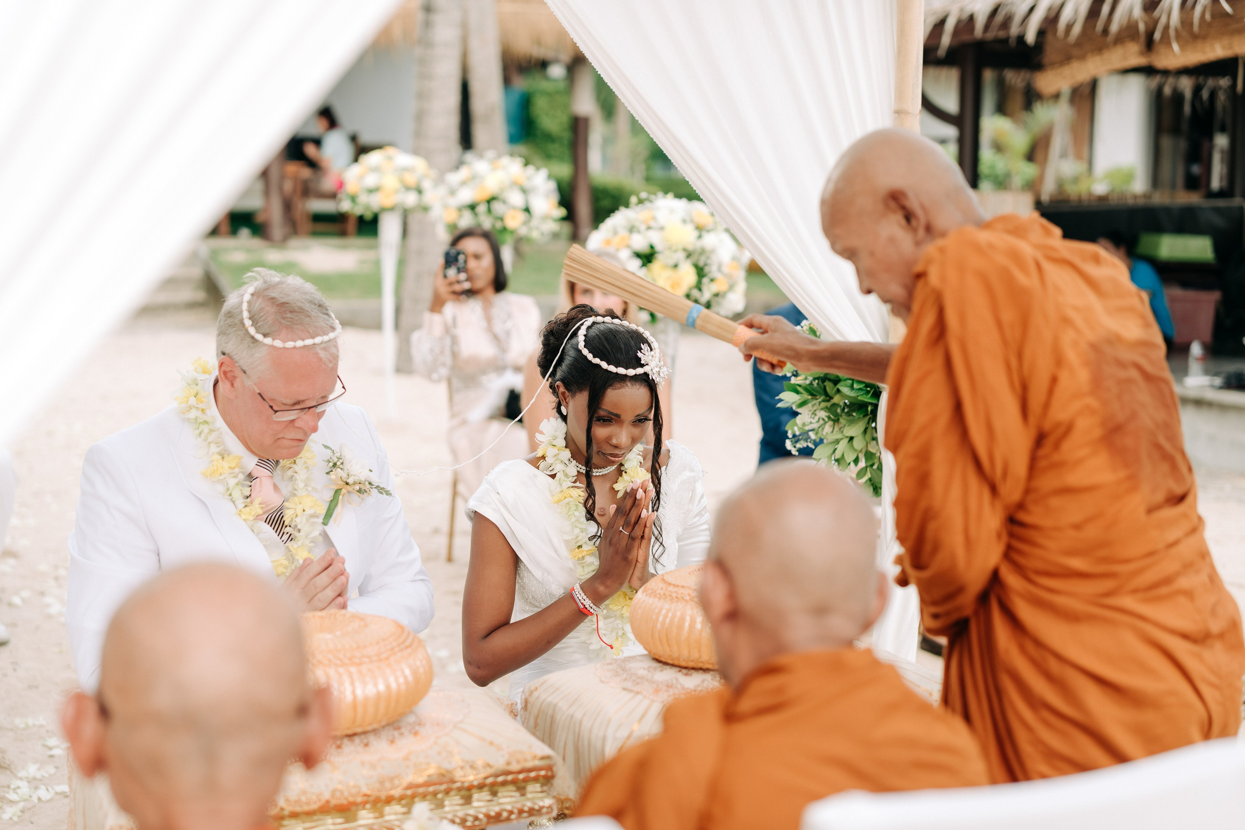 Photo. Буддийская свадебная церемония на Самуи, Таиланд