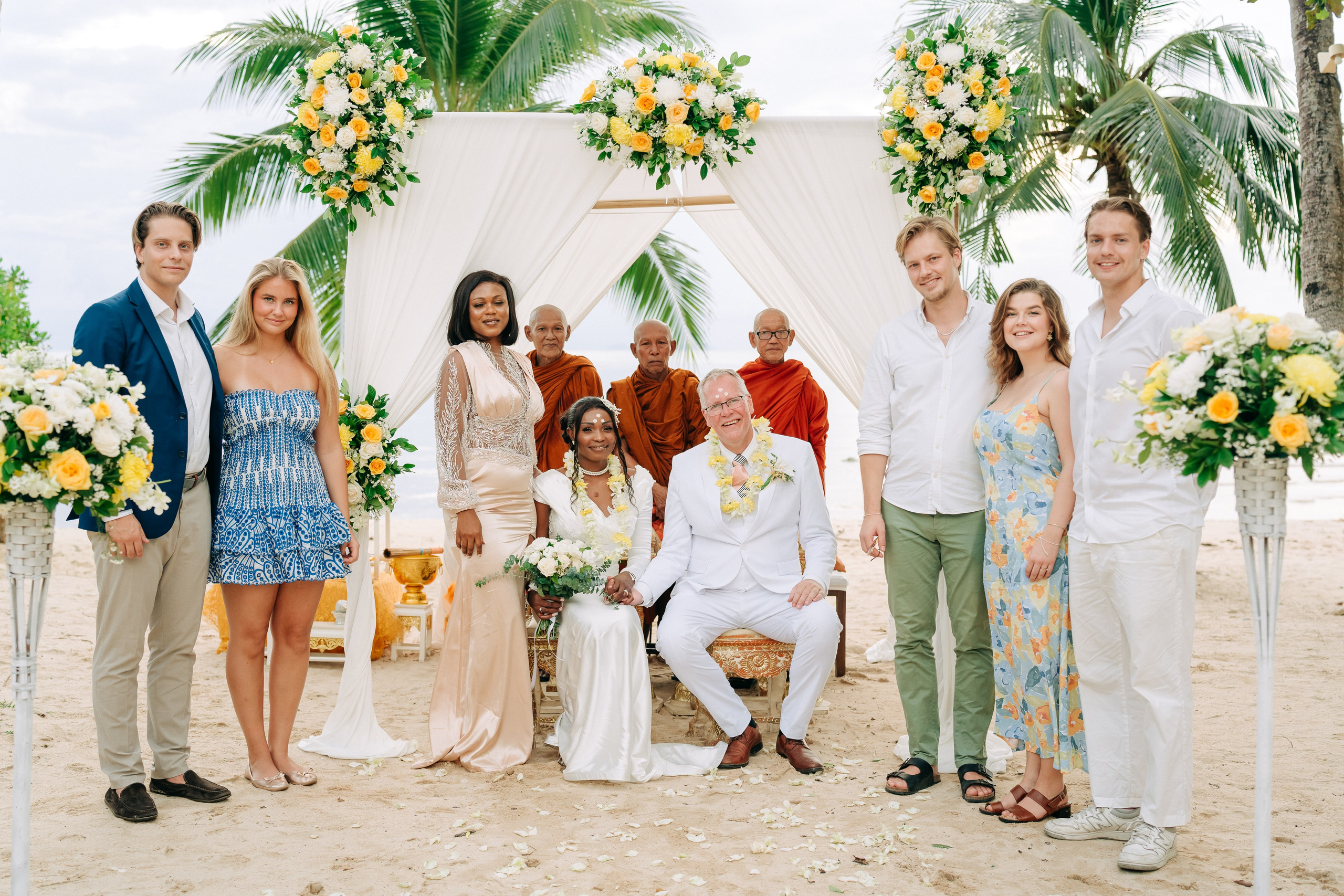 GRACE & MARTIN. Буддийская свадебная церемония на Самуи, Таиланд