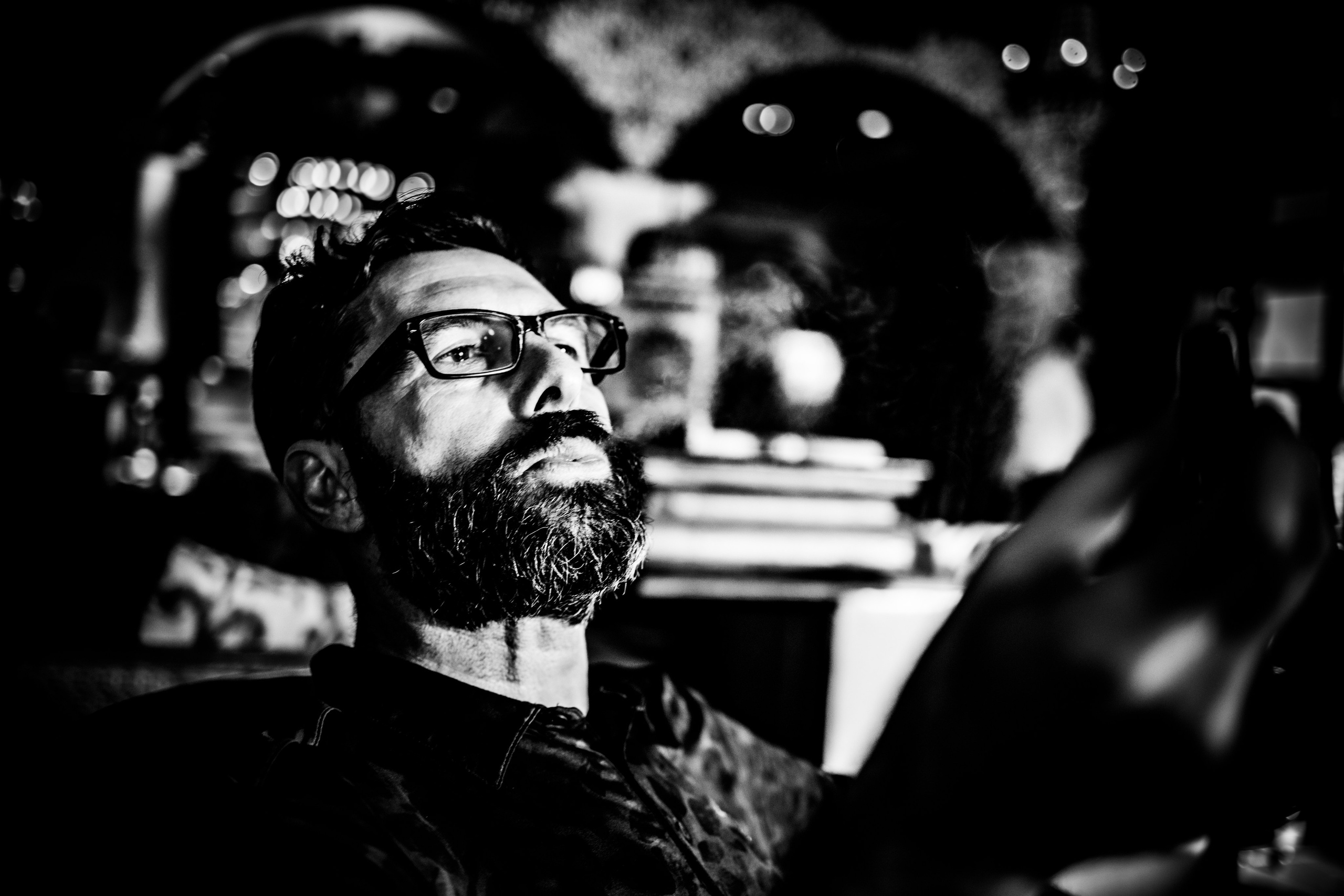 Burn Black and White Series. Out and About 239