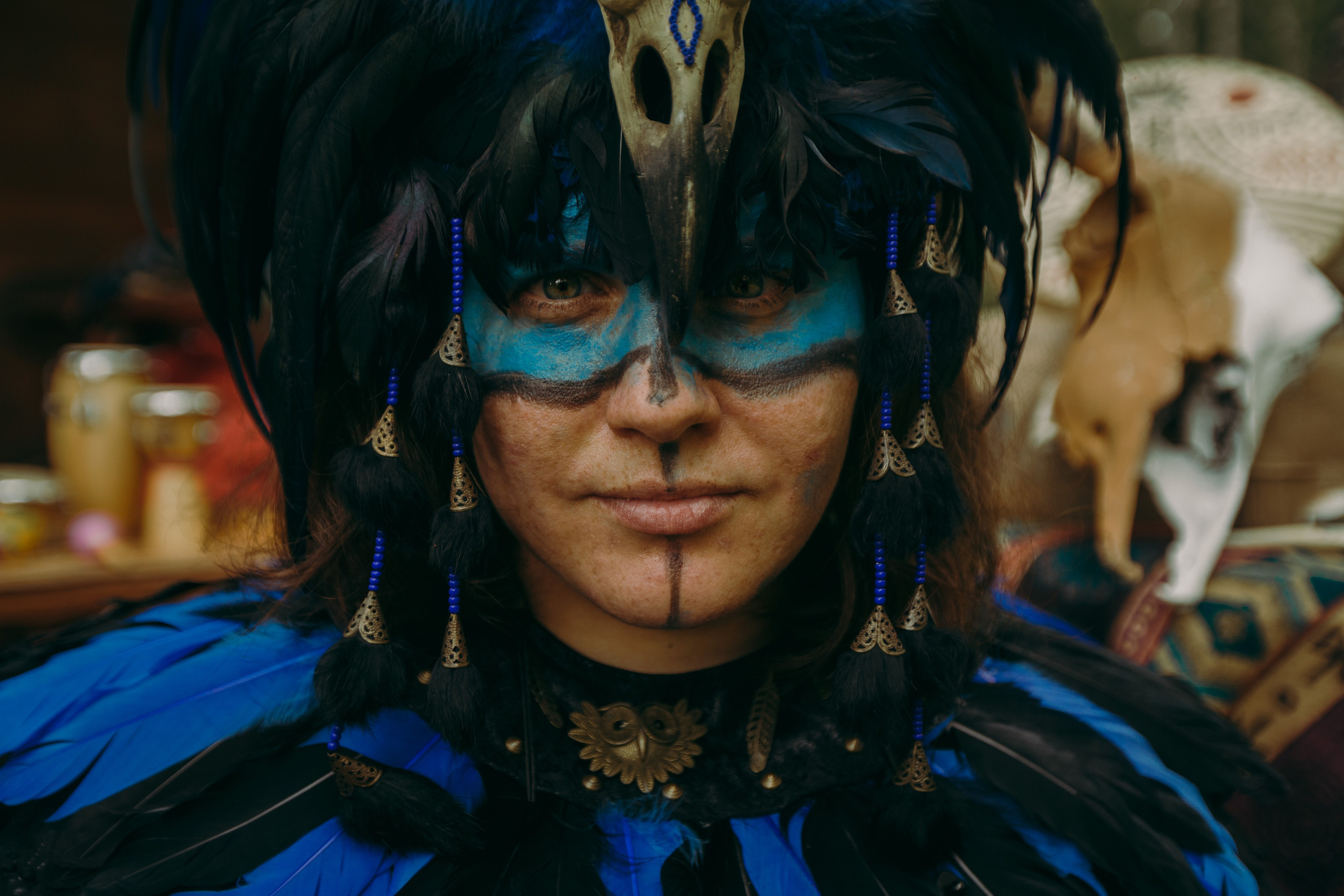 Disfraz de chamán de cuento de hadas