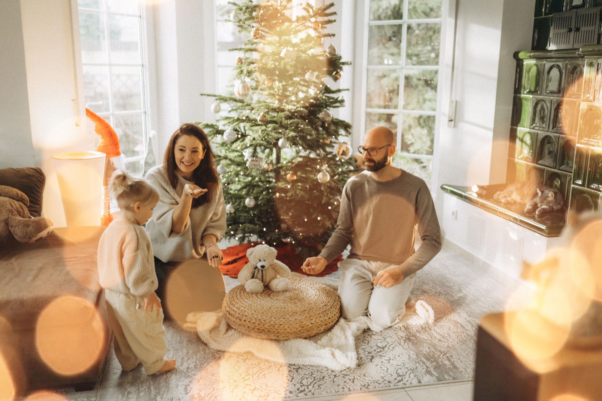 Новогодняя домашяя фотосессия. Семейный фотограф Лейпциг, Германия