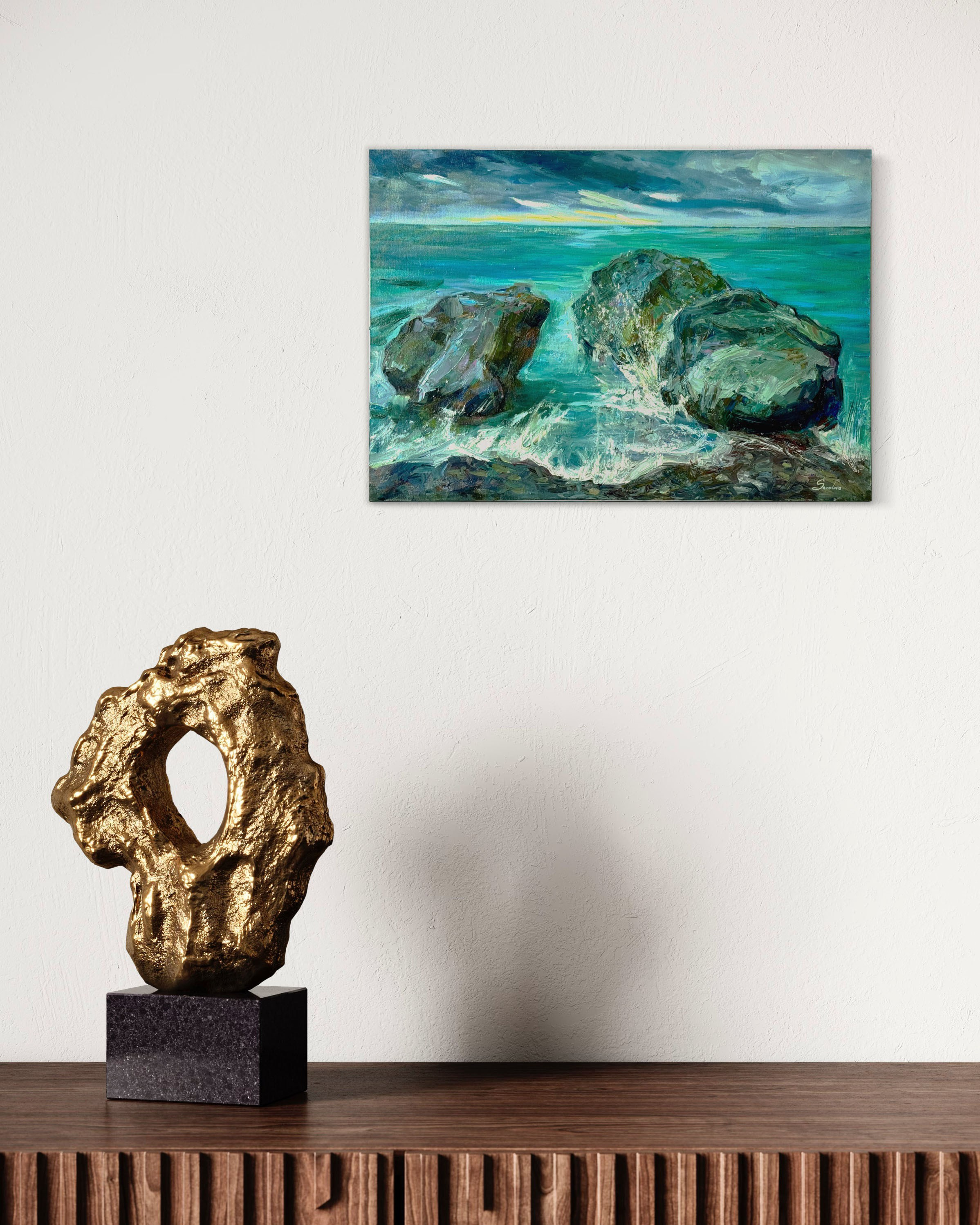 «Three sea rocks». Художник живописец Савелова Ольга