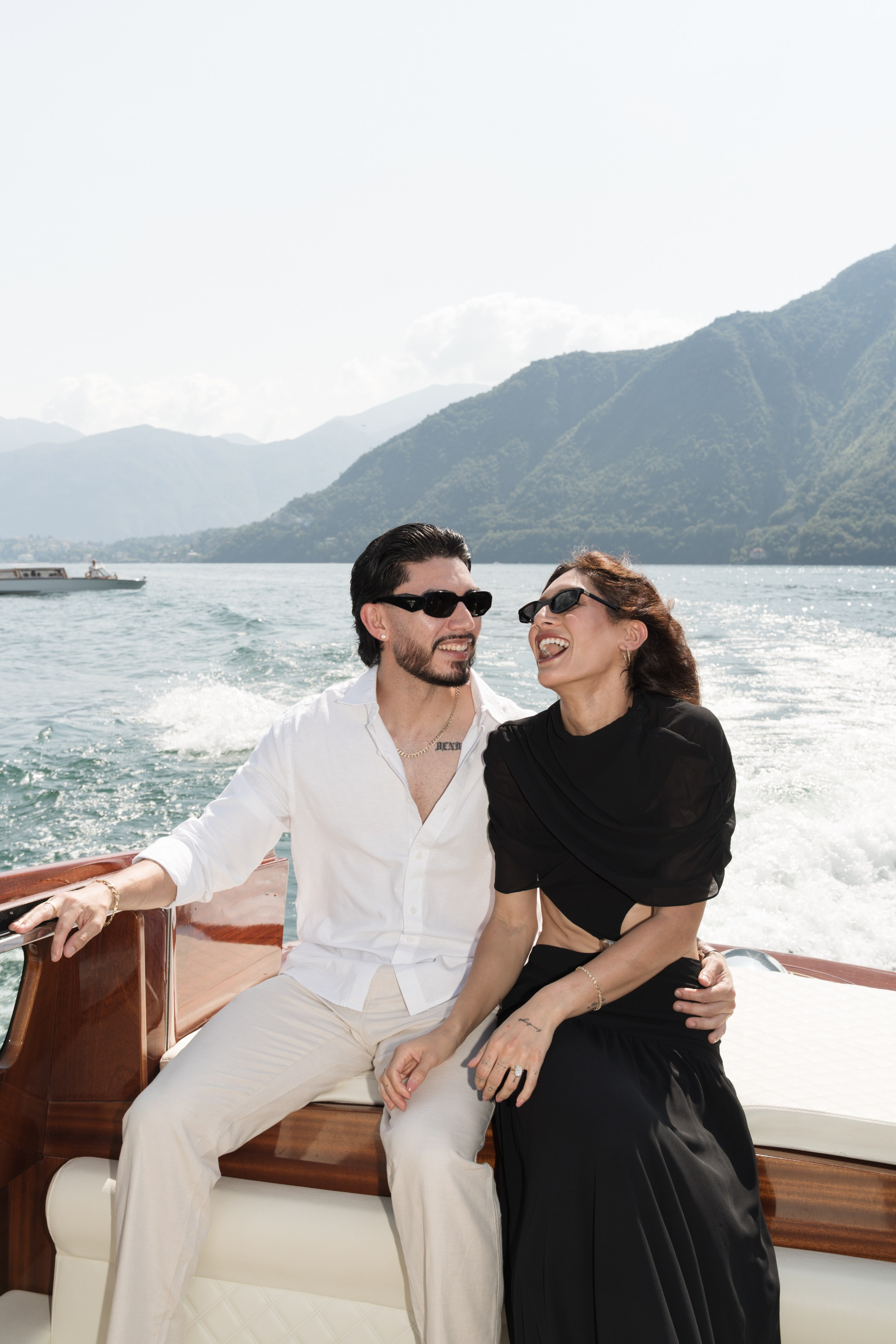 Emotional Boat Proposal in Tremezzo. Lake Como Proposal Photographer | Surprise Proposals & Engagements