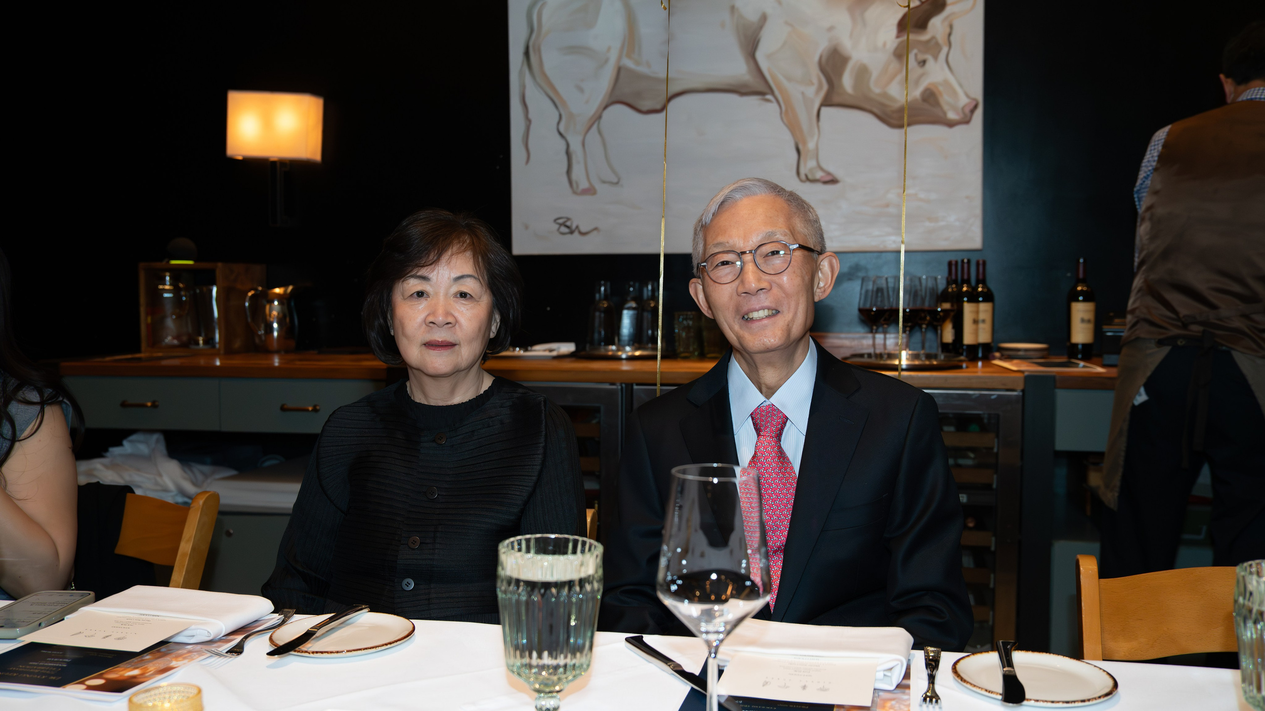 Korean Family 77th Birthday | Elegant European Restaurant Celebration. Family, lifestyle, and commercial photography in New York and New Jersey