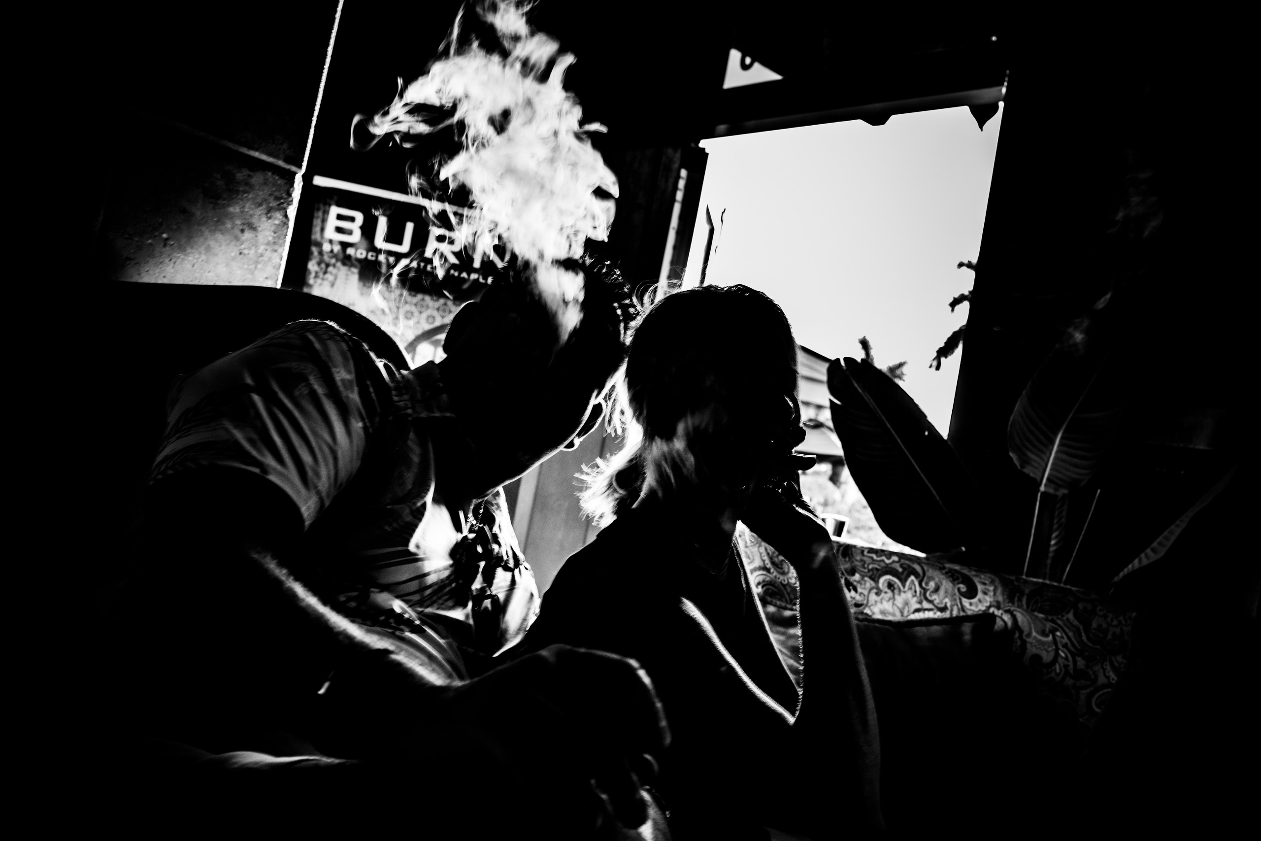 Burn Black and White Series. Out and About 239