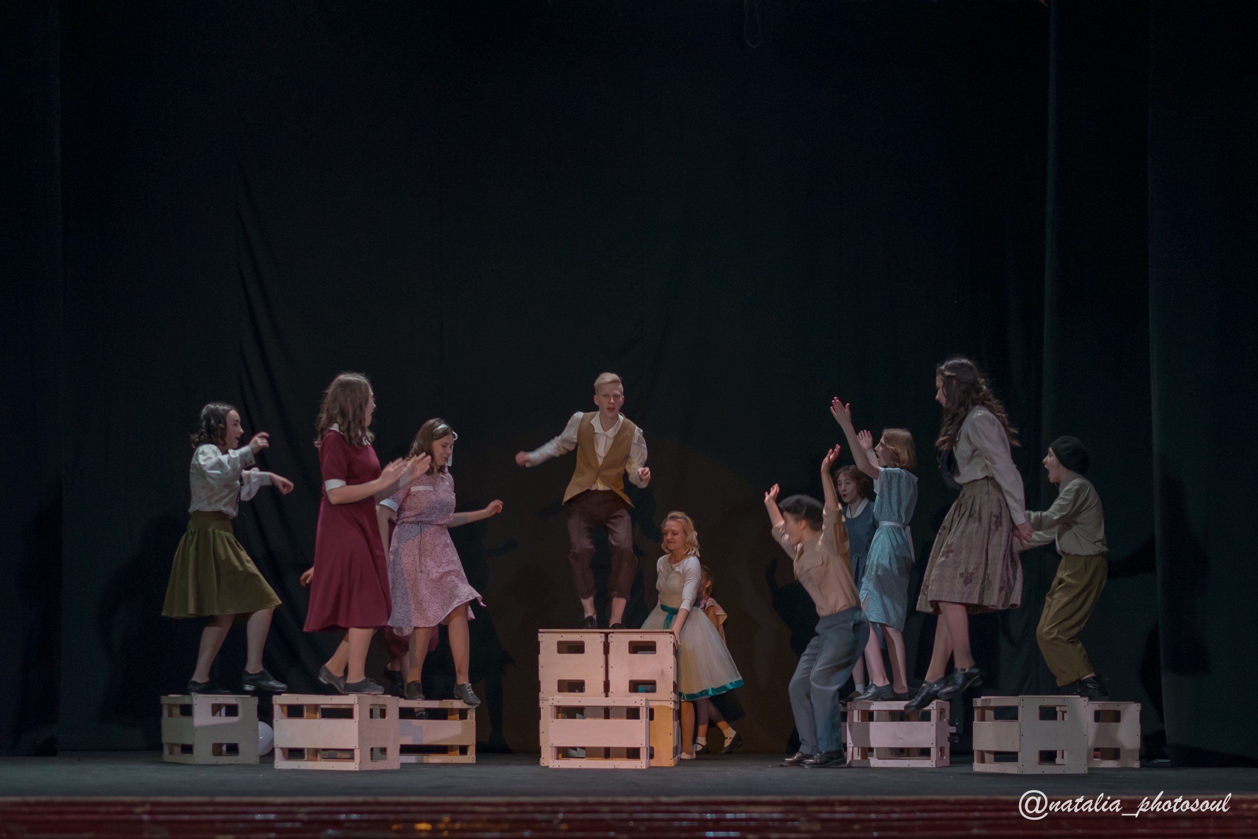 Performance “Our Town” School and Theater “Artist”. Photographer in Seoul Dobrokvashina Natalya