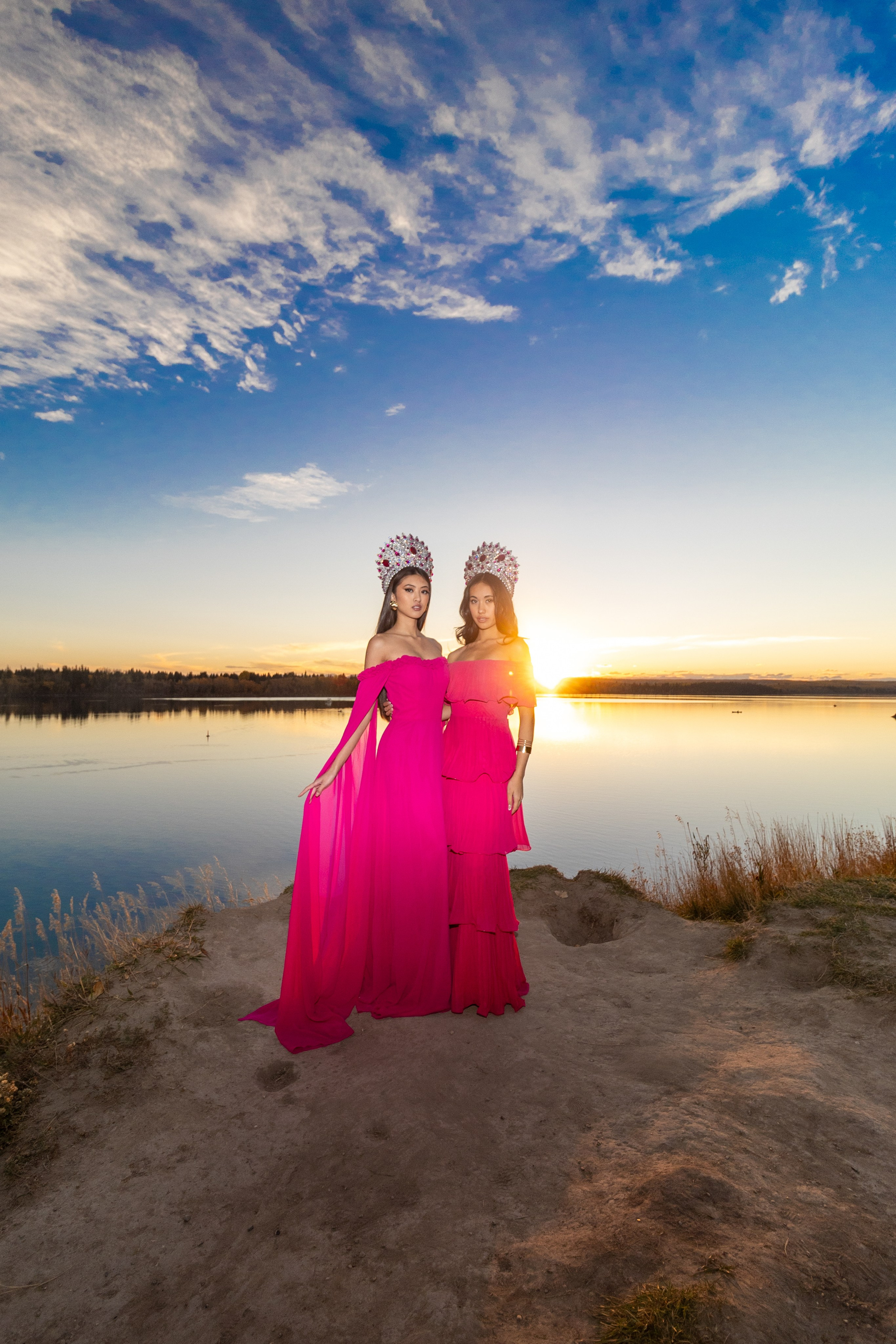 A Heartfelt Thank You to the Enchanting Princesses: Sidney Jean Victoria & Lana Collantes. ProFly.club — Professional aerial filming in Calgary