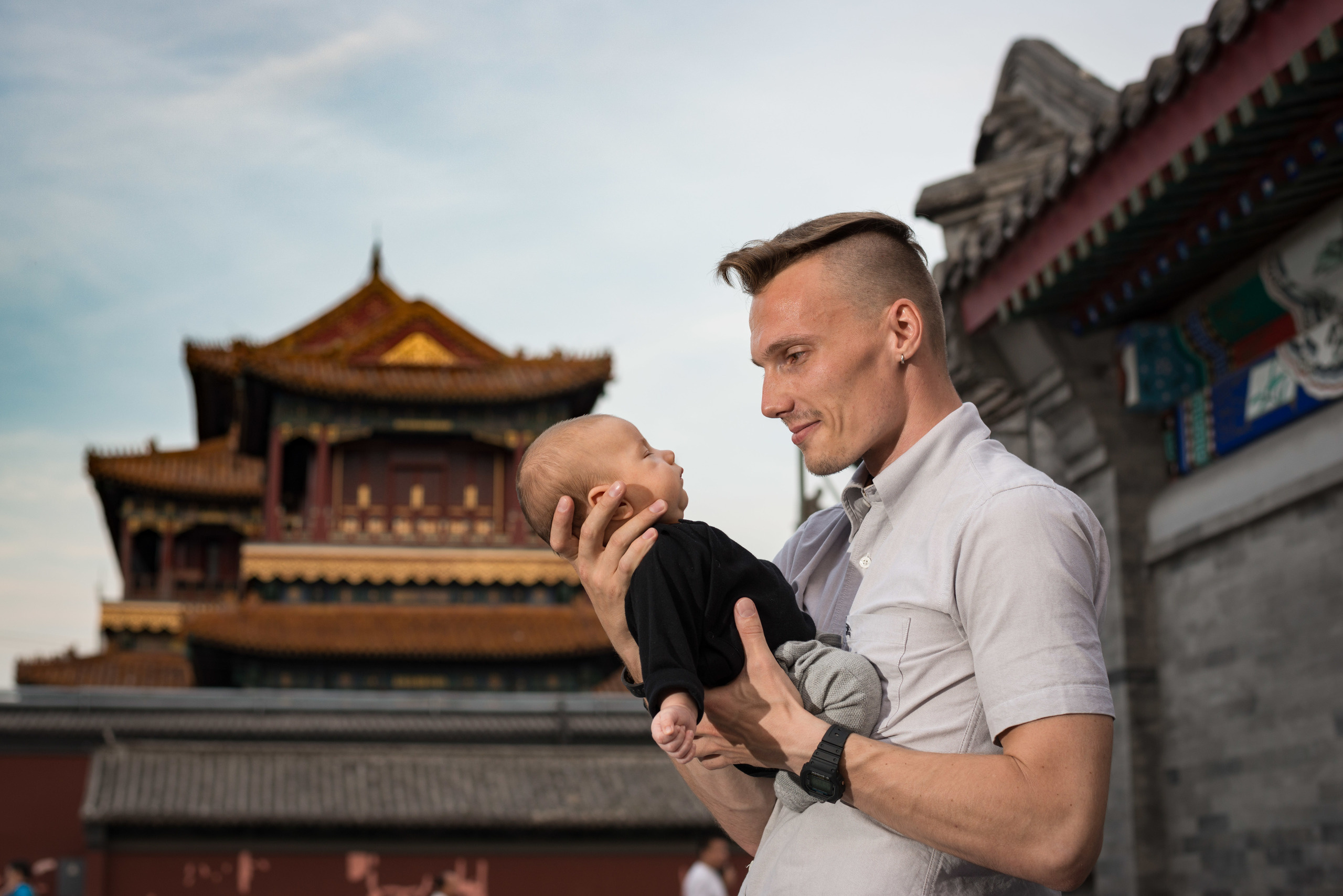 Outside. Beijing photographer Mike Pomerantsev