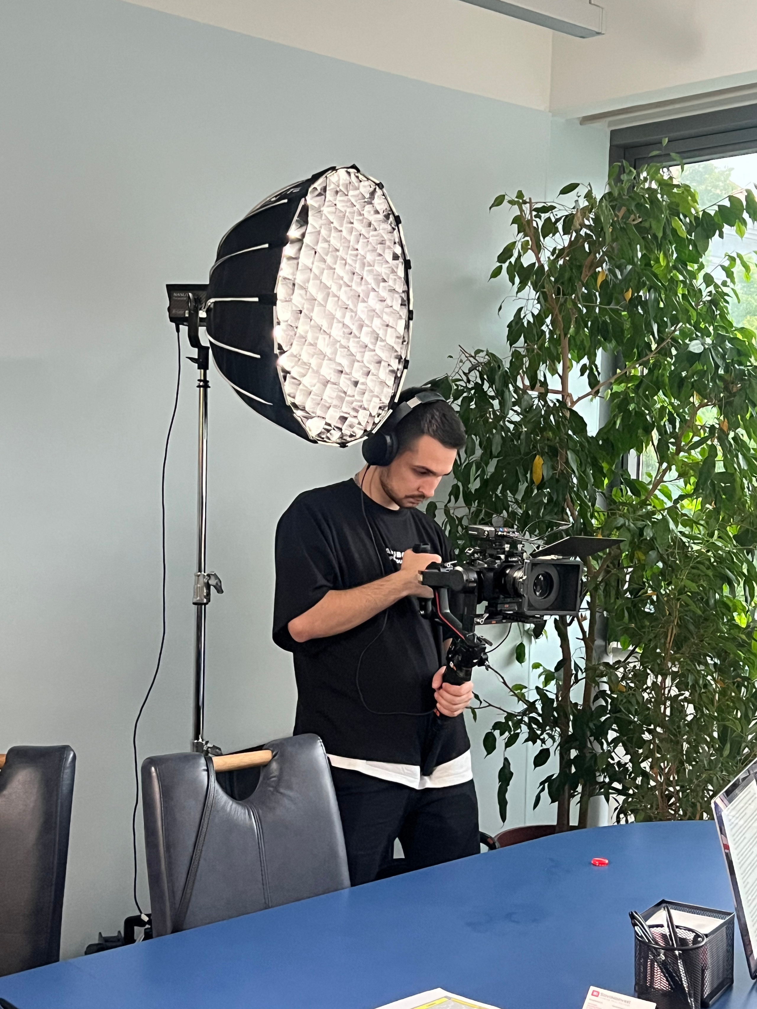 Behind the Scenes — How We Work. Video production and videography services in Vienna