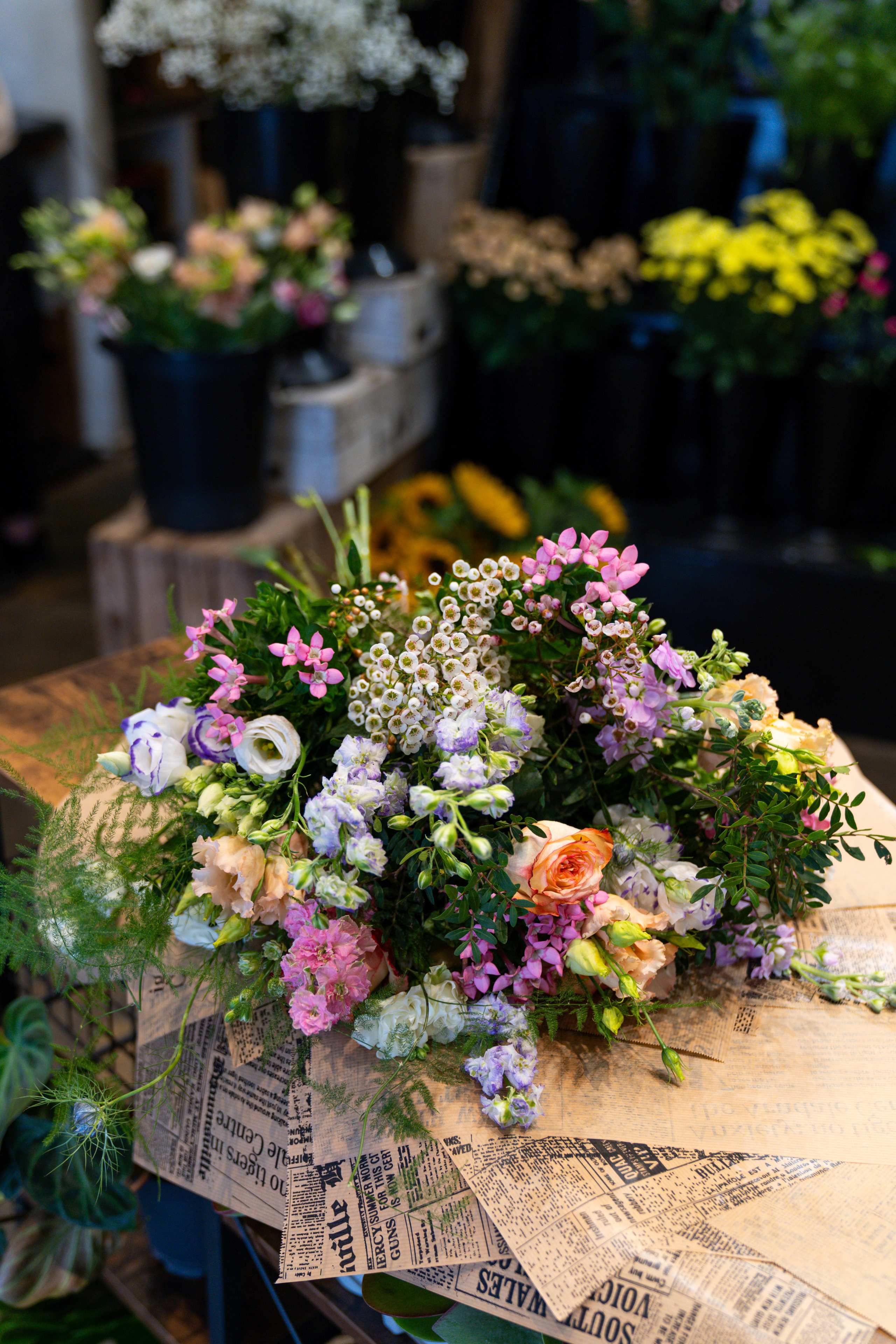Flower shop photography. Newcastle Upon Tyne Photographer Yana Balatskaya